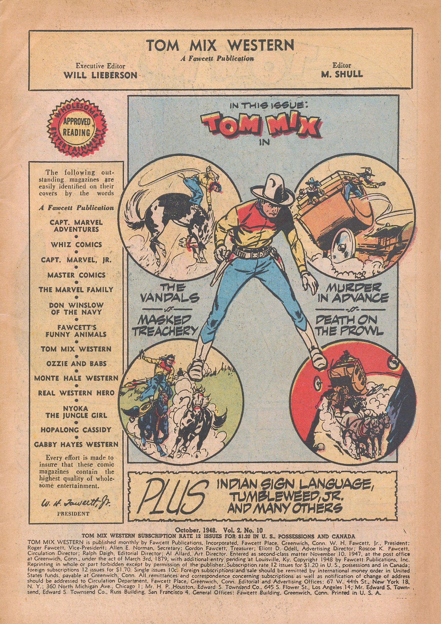 Read online Tom Mix Western (1948) comic -  Issue #10 - 3