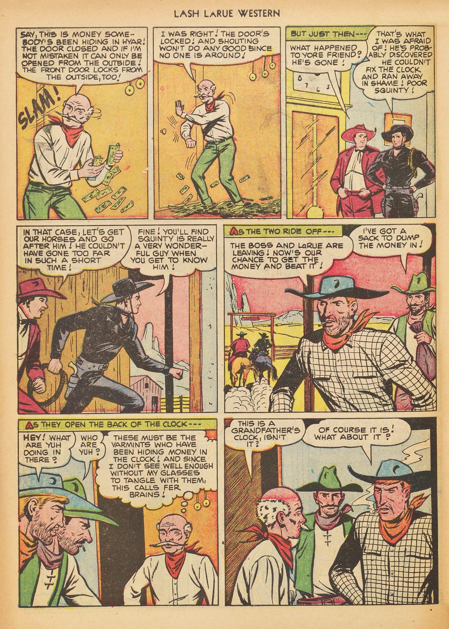 Read online Lash Larue Western (1949) comic -  Issue #17 - 30