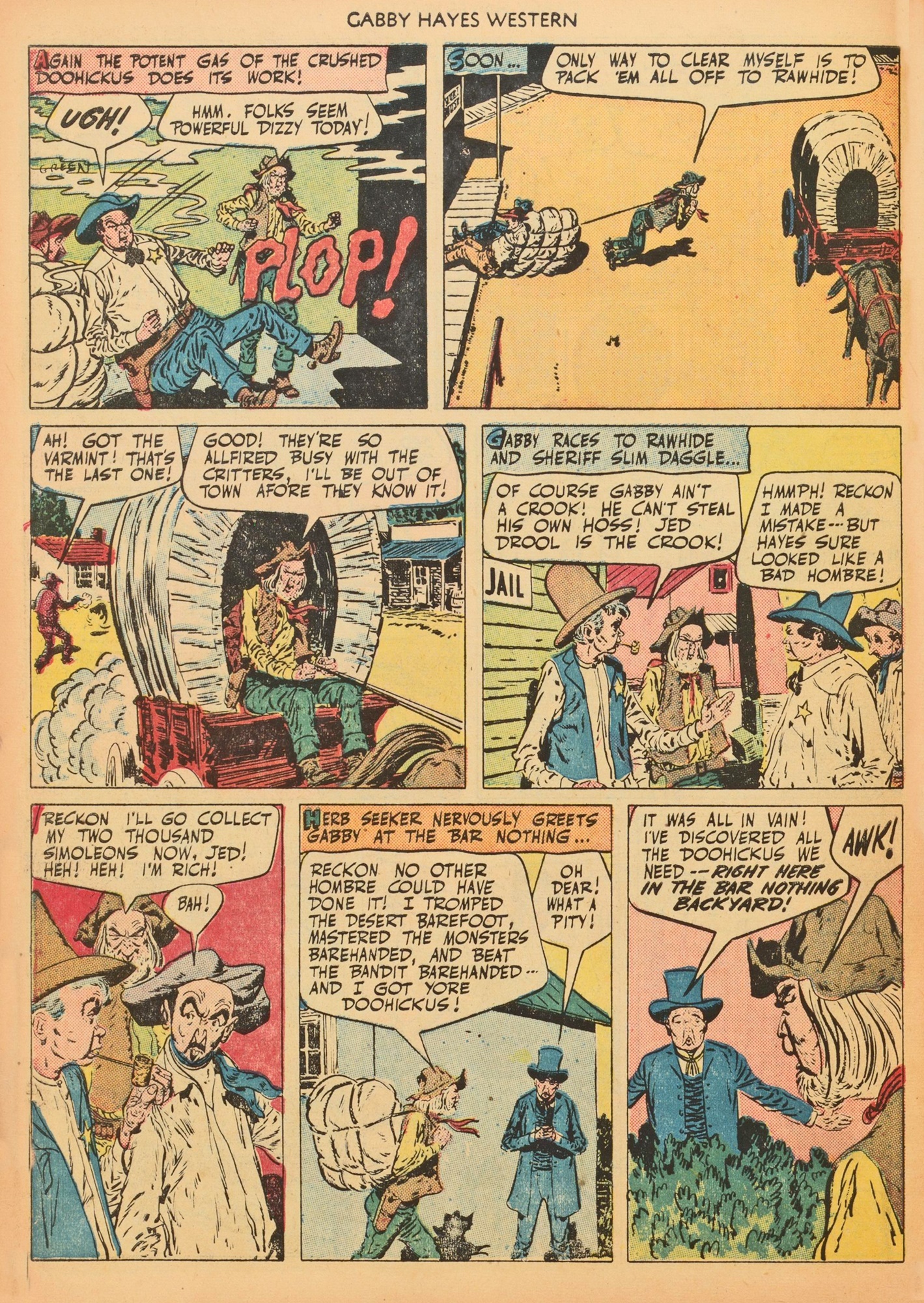 Read online Gabby Hayes Western comic -  Issue #25 - 32