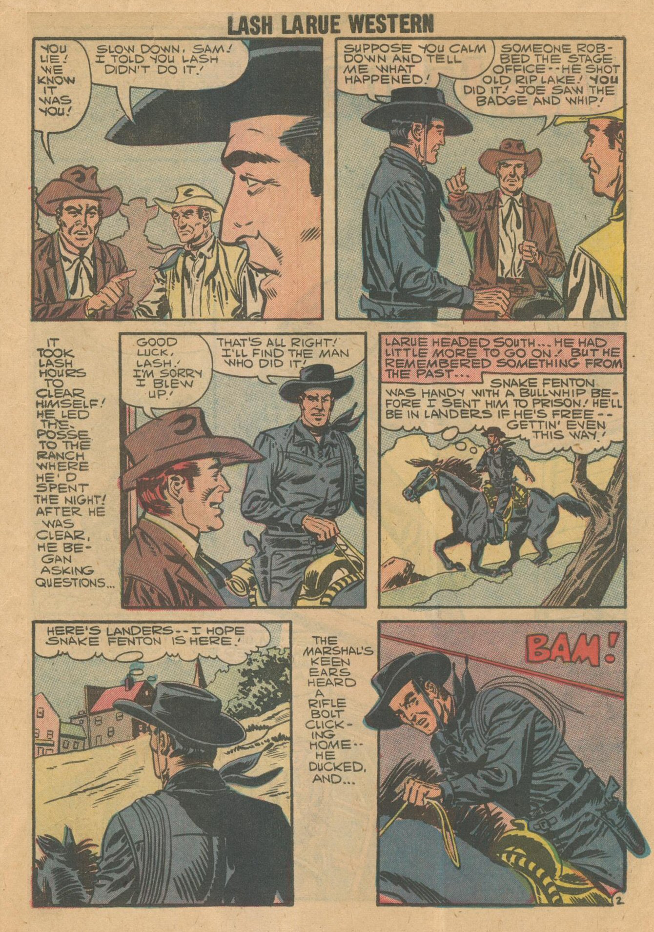 Read online Lash Larue Western (1949) comic -  Issue #69 - 29