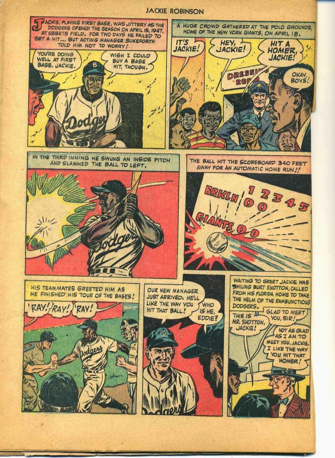 Read online Jackie Robinson comic -  Issue #1 - 21
