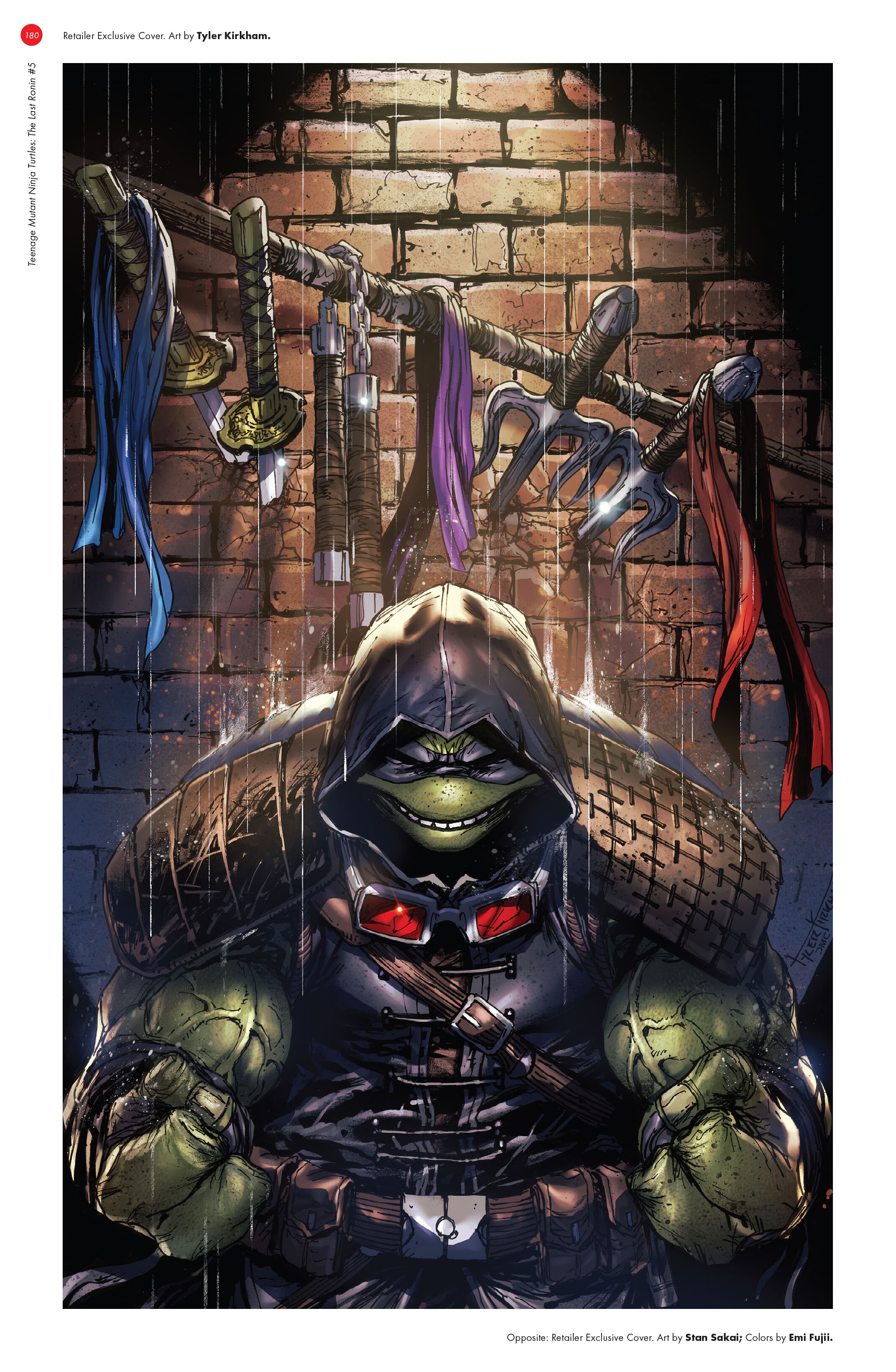 Read online Teenage Mutant Ninja Turtles: The Last Ronin - The Covers comic -  Issue # TPB (Part 2) - 71