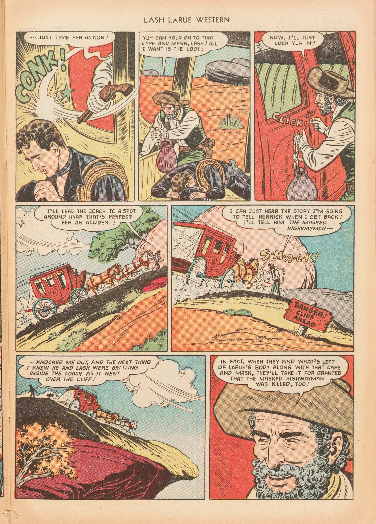 Read online Lash Larue Western (1949) comic -  Issue #20 - 9