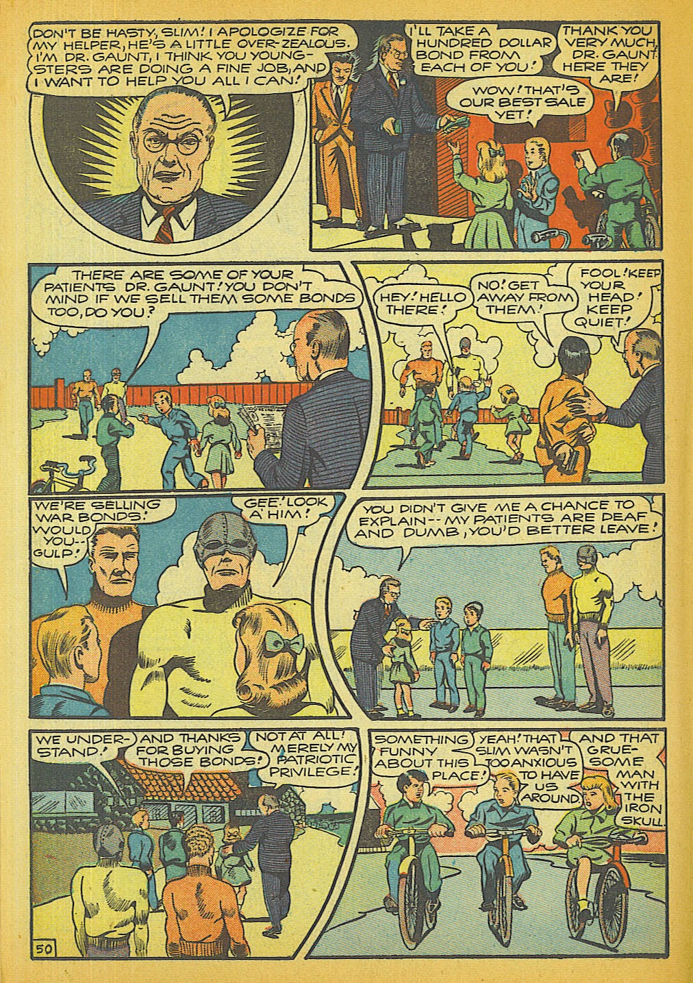 Read online Super-Mystery Comics comic -  Issue #17 - 50