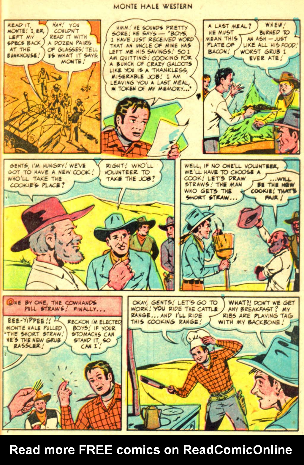 Read online Monte Hale Western comic -  Issue #61 - 27