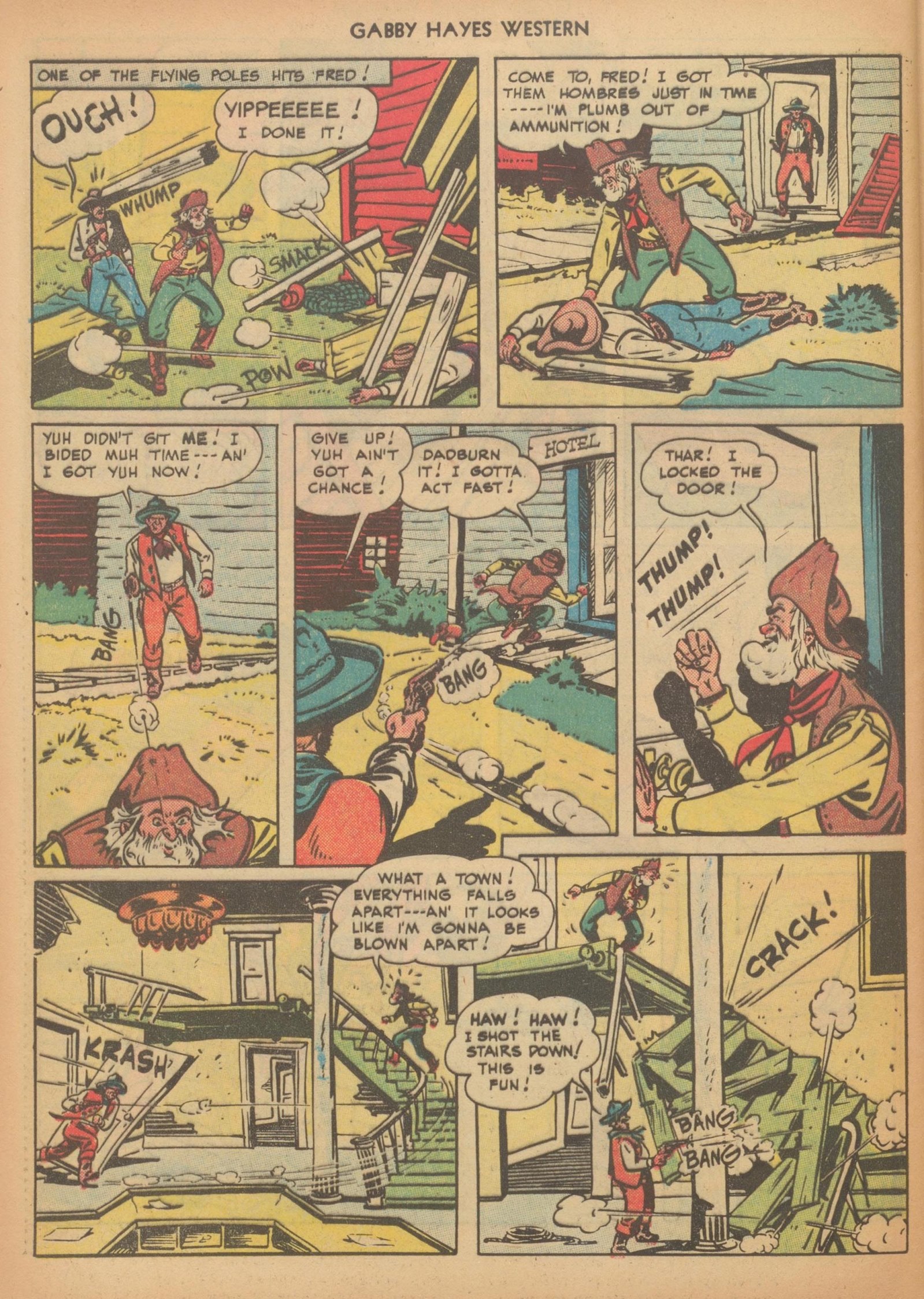 Read online Gabby Hayes Western comic -  Issue #6 - 32