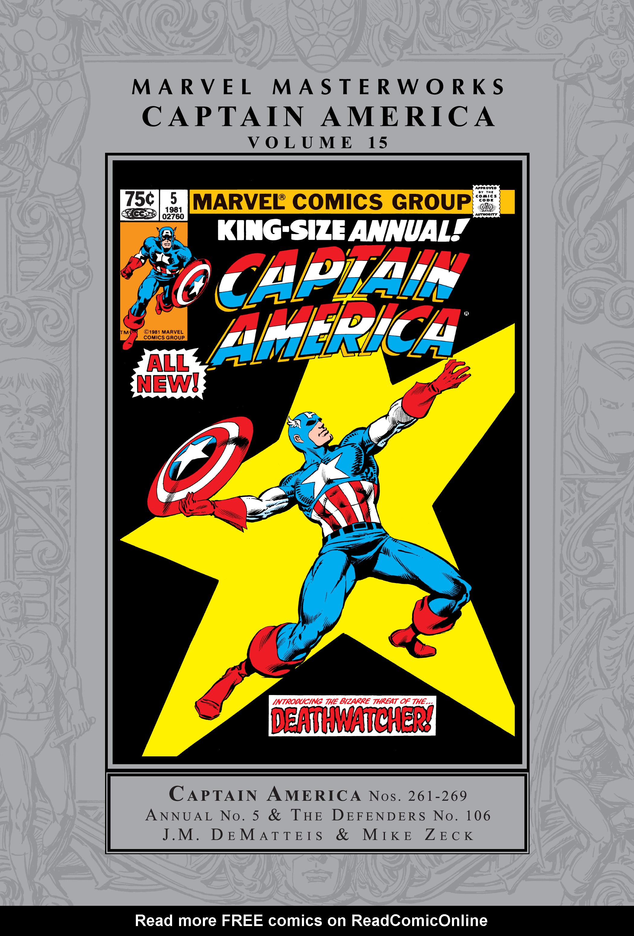Read online Marvel Masterworks: Captain America comic -  Issue # TPB 15 (Part 1) - 1