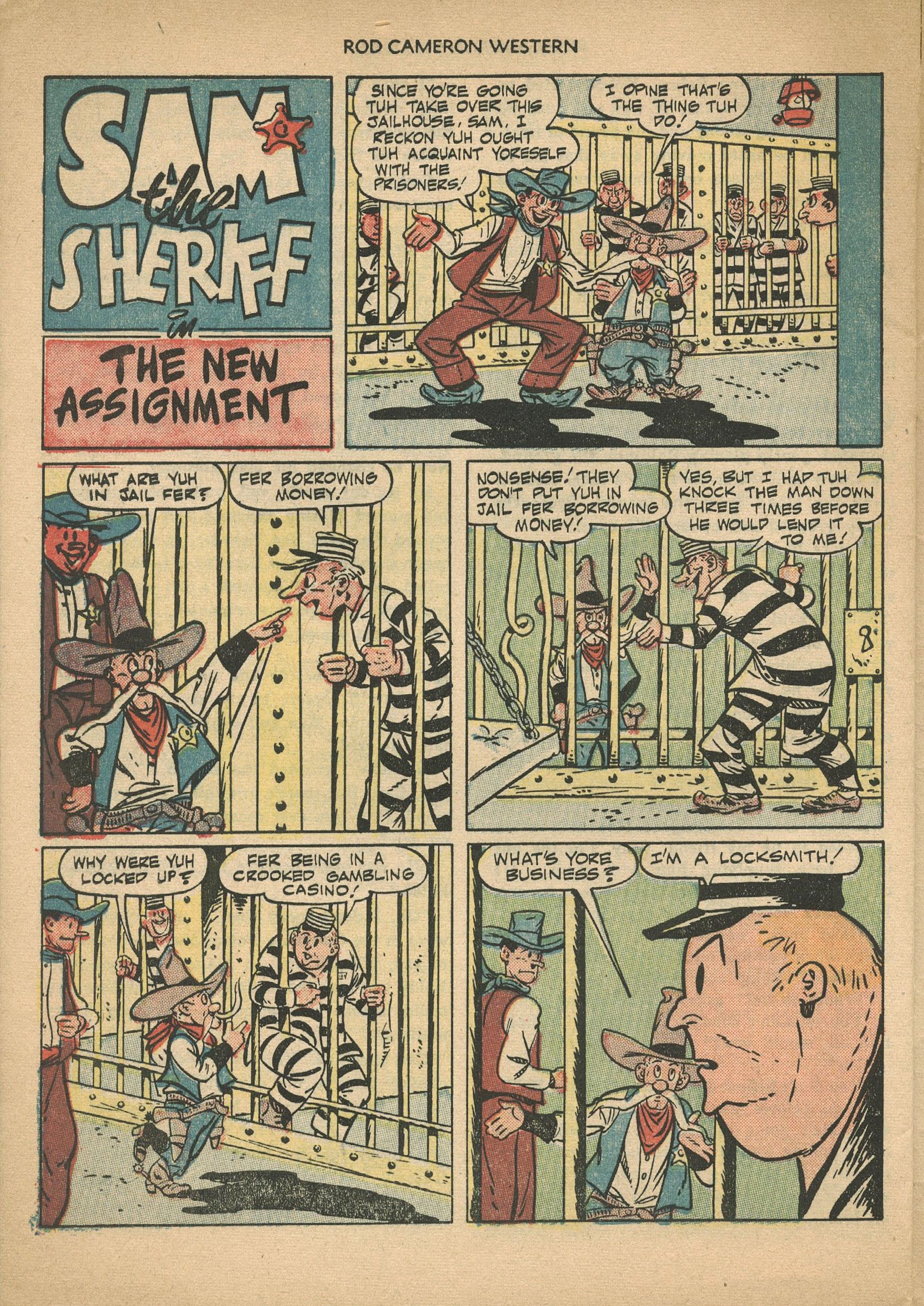 Read online Rod Cameron Western comic -  Issue #1 - 28