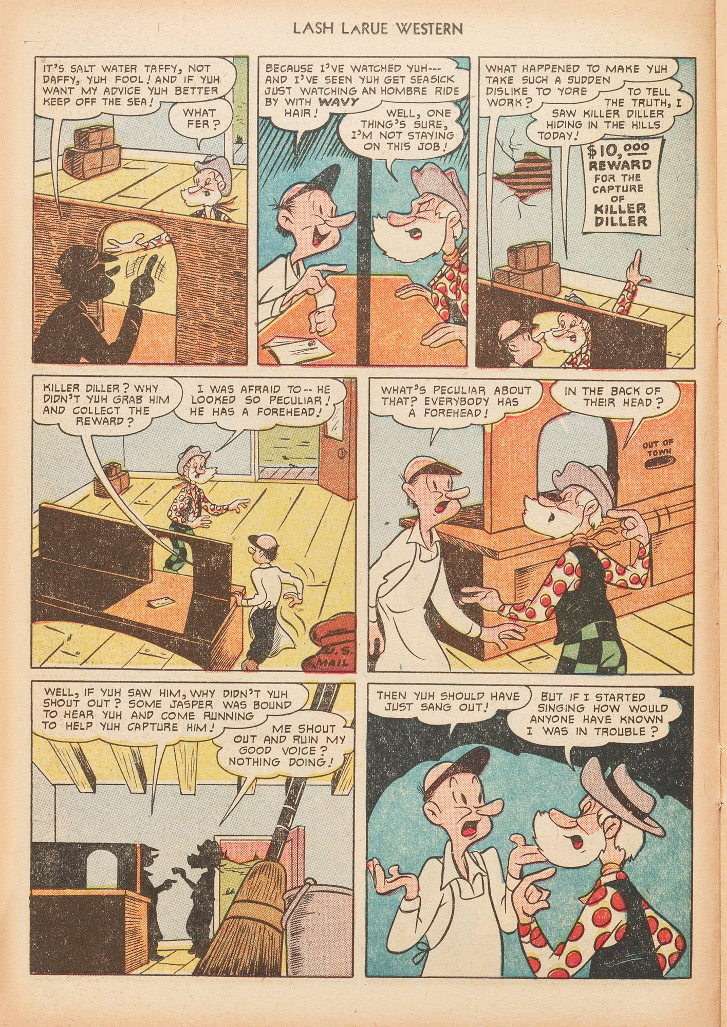 Read online Lash Larue Western (1949) comic -  Issue #16 - 14