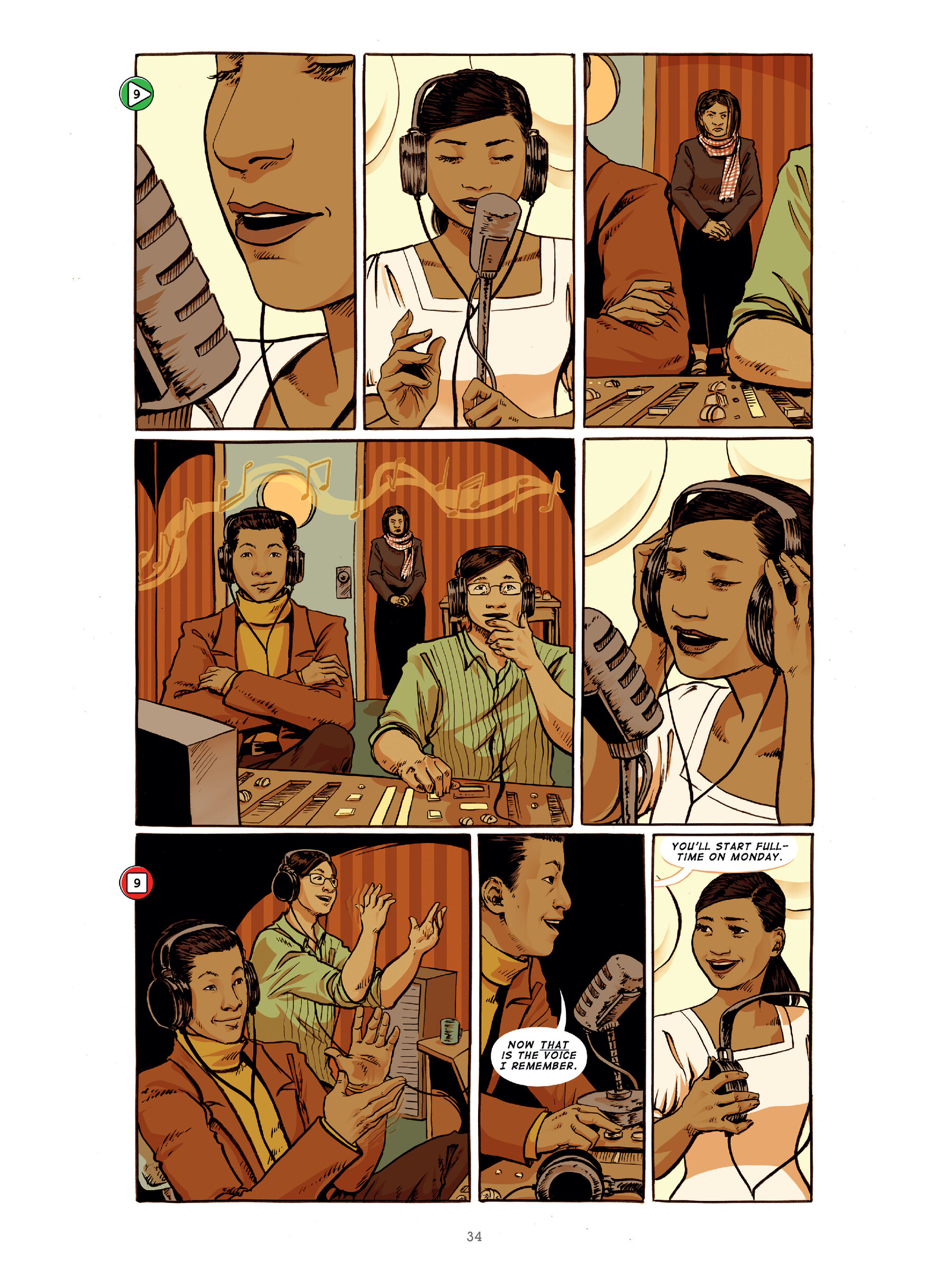 Read online The Golden Voice: The Ballad of Cambodian Rock's Lost Queen comic -  Issue # TPB (Part 1) - 33