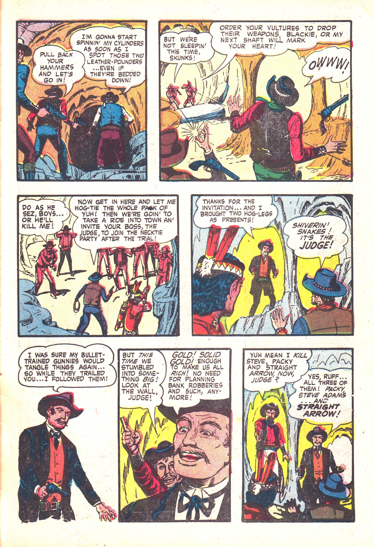 Read online Straight Arrow comic -  Issue #37 - 31