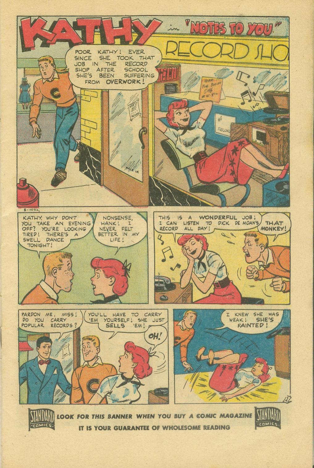 Read online Kathy (1949) comic -  Issue #11 - 3