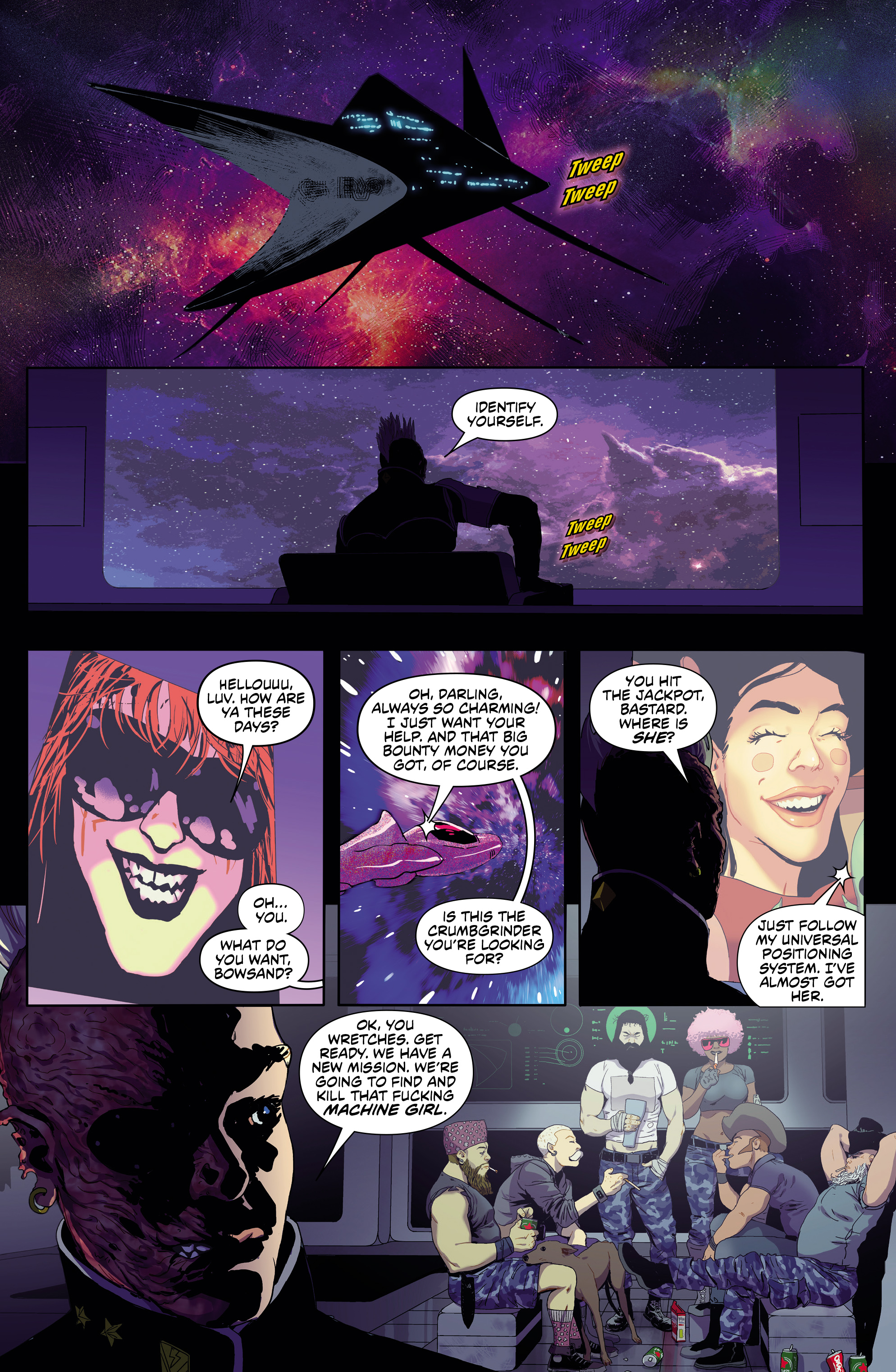 Read online Machine Girl & the Space Hell Engels comic -  Issue #1 - 19