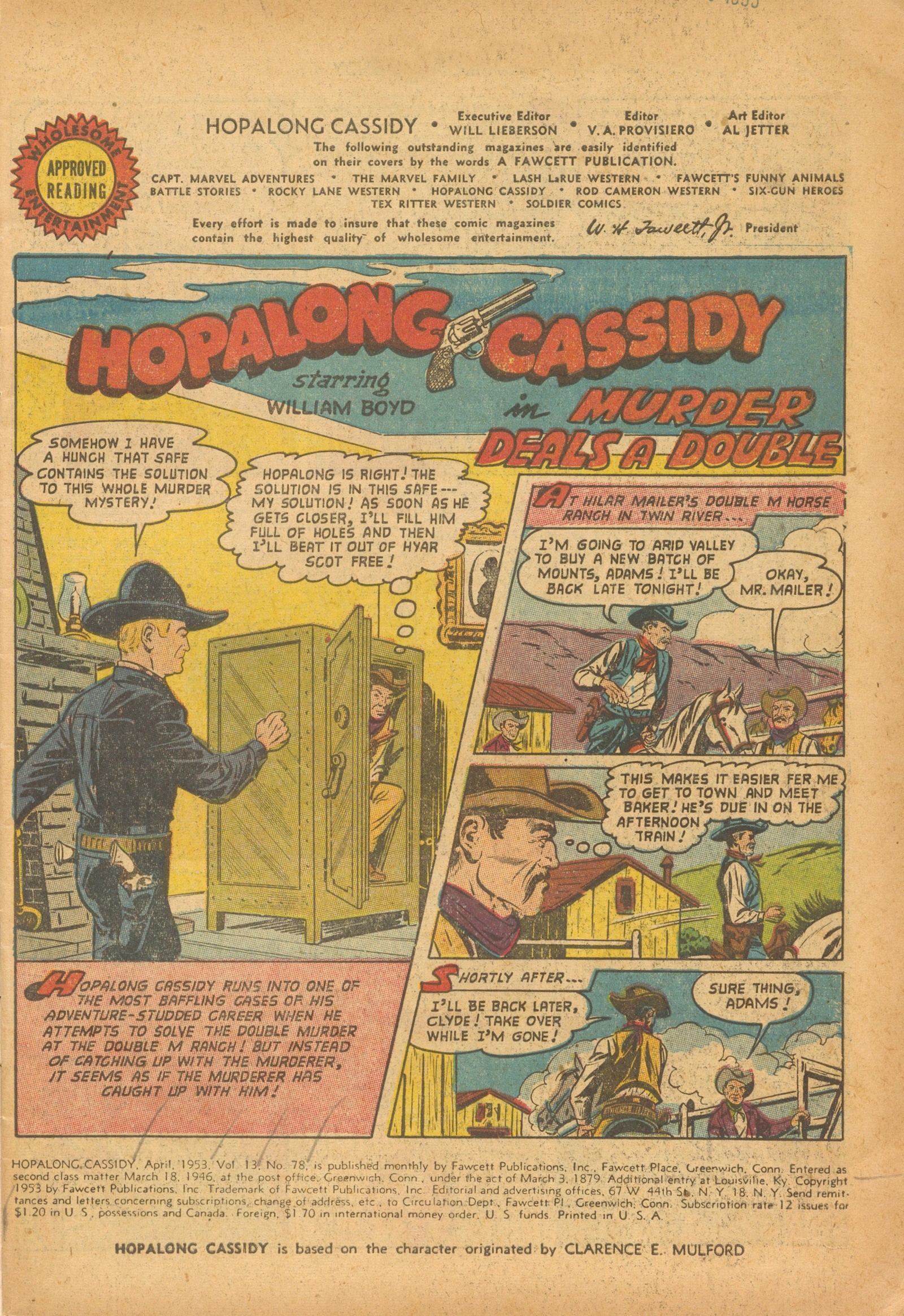 Read online Hopalong Cassidy comic -  Issue #78 - 3