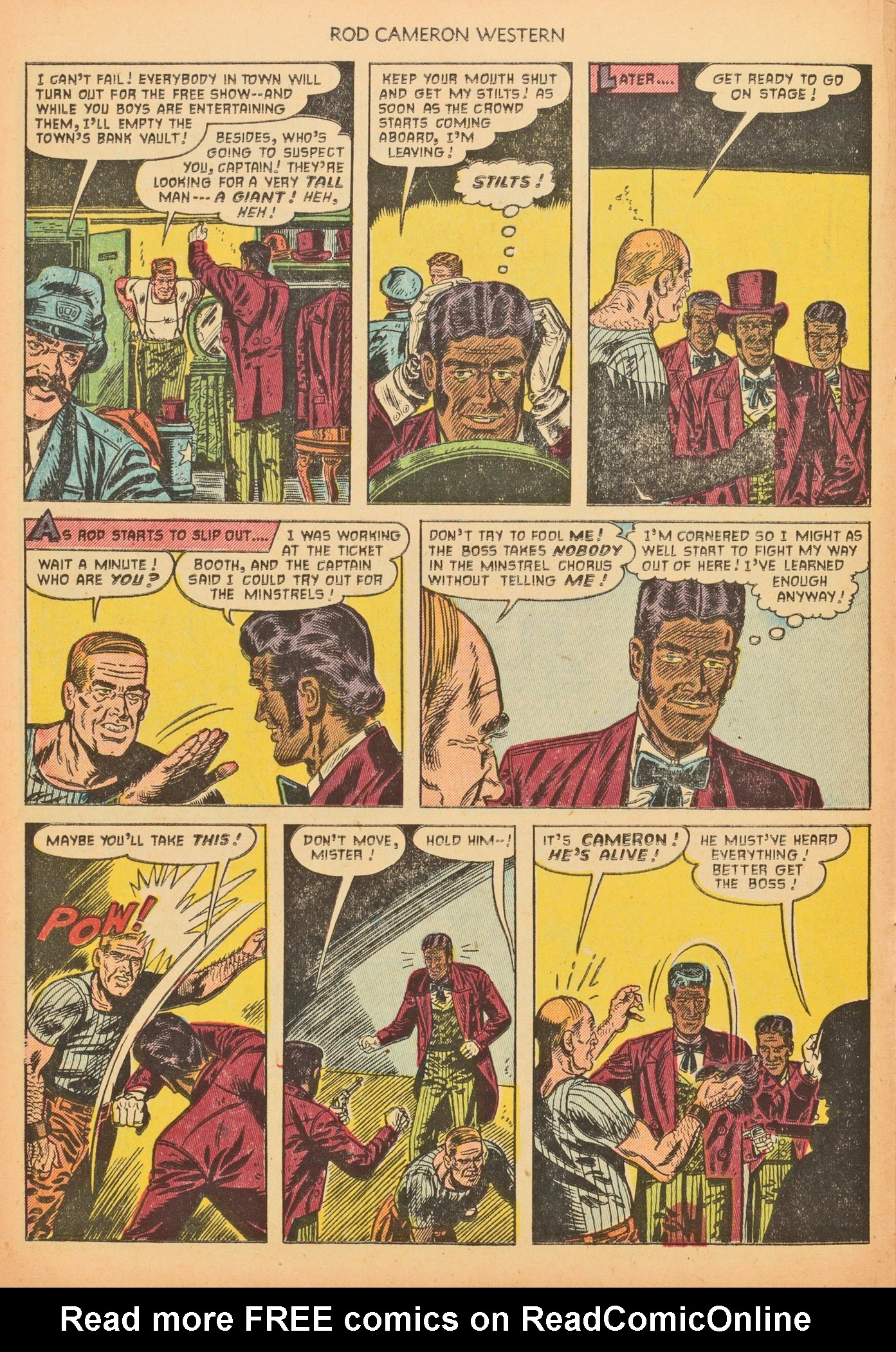 Read online Rod Cameron Western comic -  Issue #14 - 16