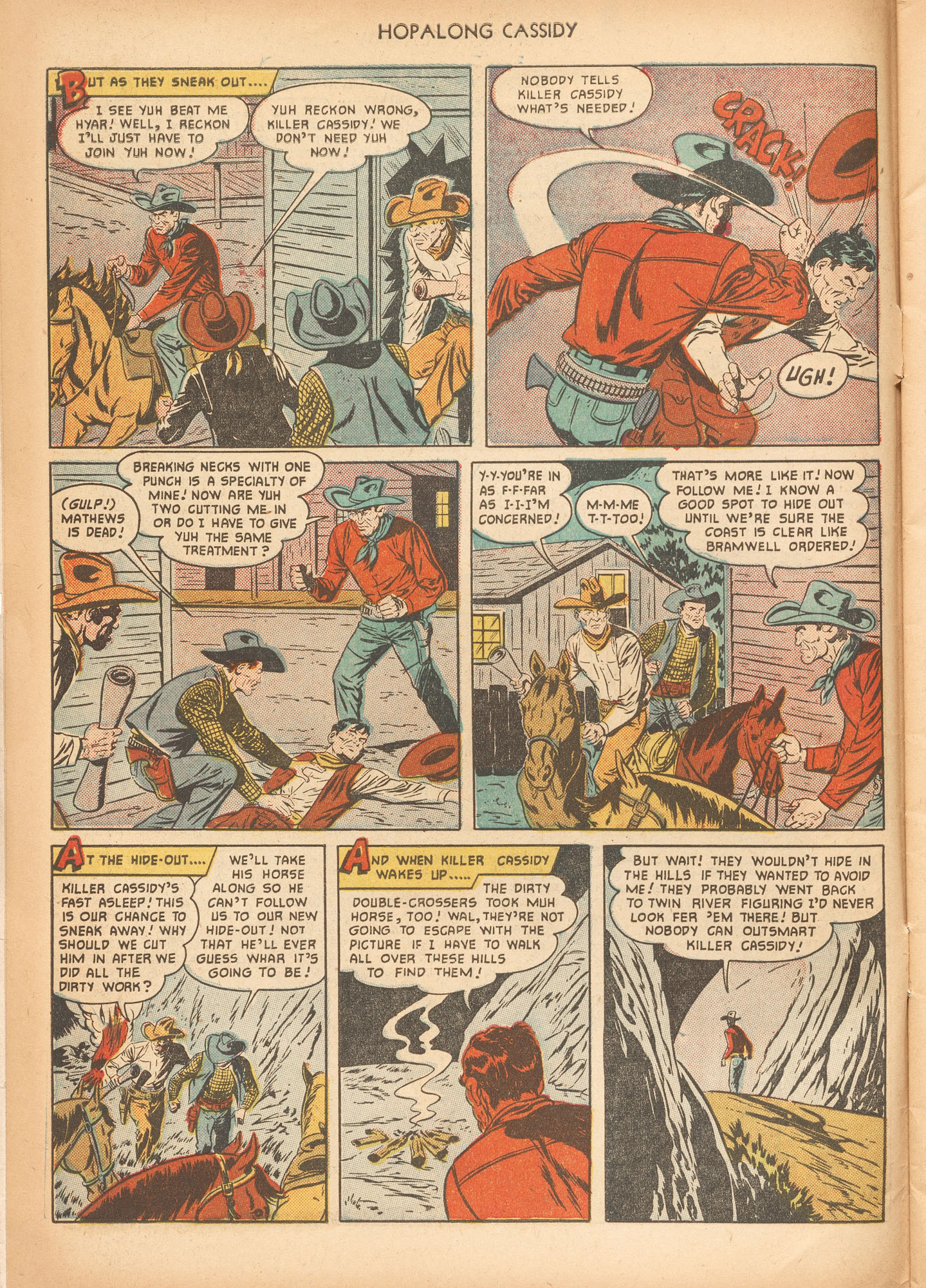Read online Hopalong Cassidy comic -  Issue #56 - 6