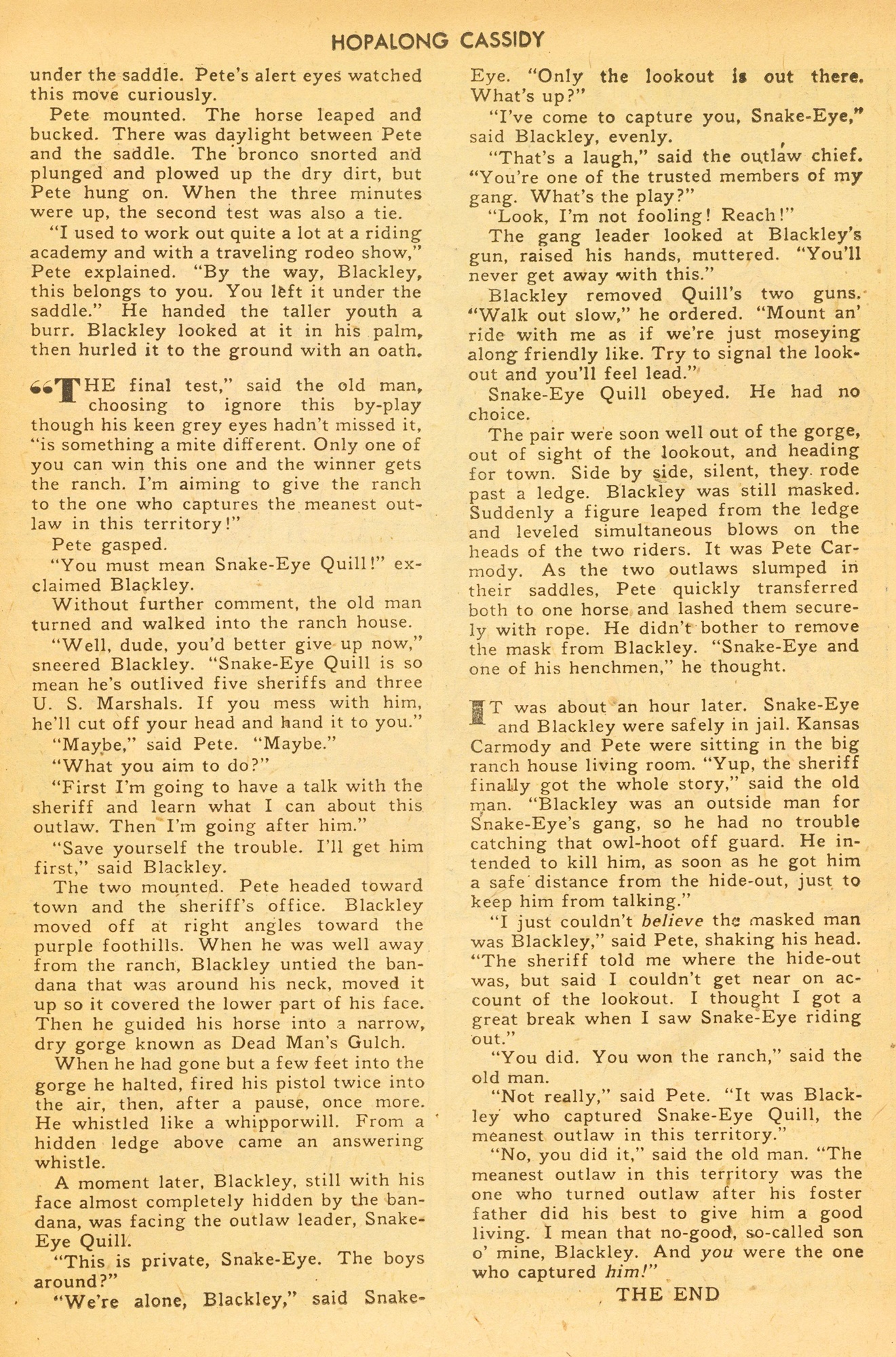 Read online Hopalong Cassidy comic -  Issue #30 - 39