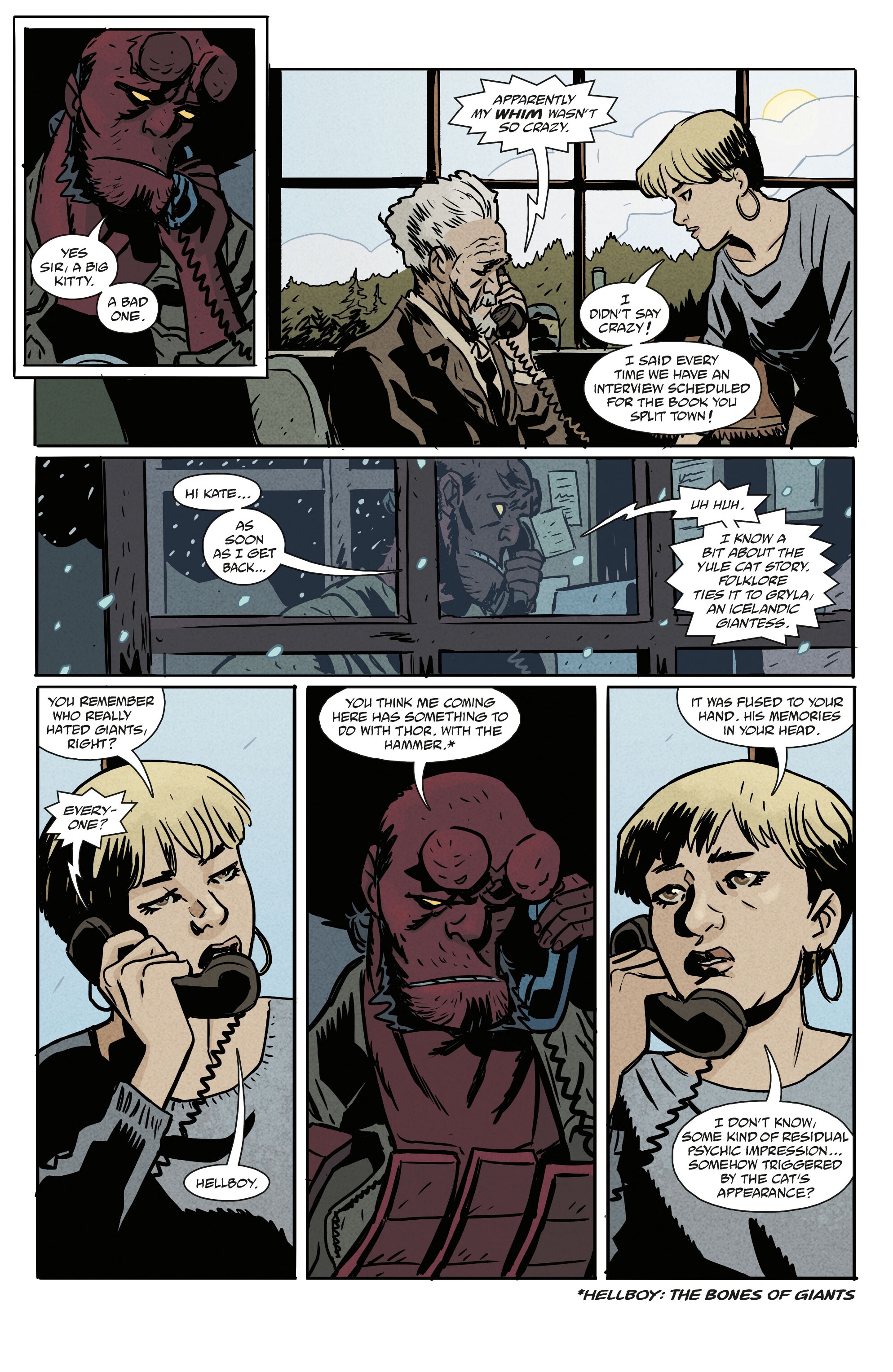 Read online Hellboy Winter Special: The Yule Cat comic -  Issue # Full - 9