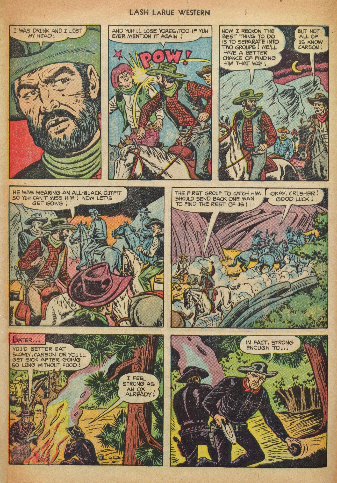 Read online Lash Larue Western (1949) comic -  Issue #41 - 8