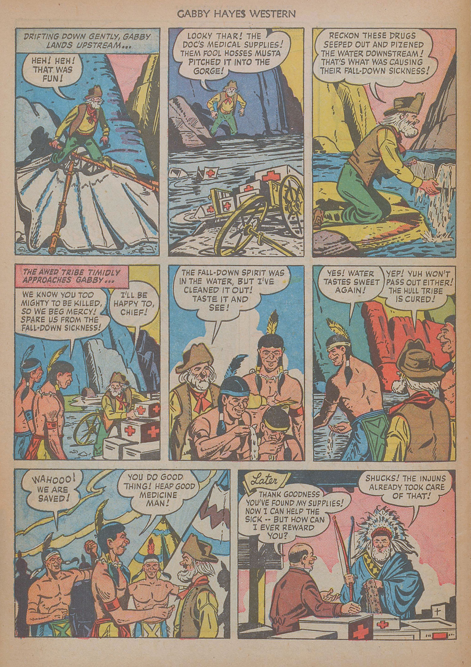 Read online Gabby Hayes Western comic -  Issue #15 - 34