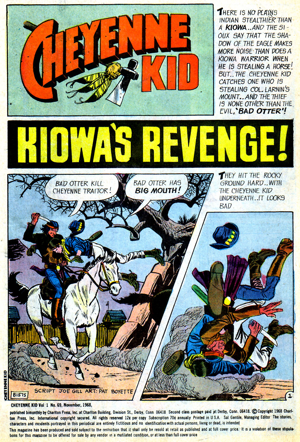 Read online Cheyenne Kid comic -  Issue #69 - 3