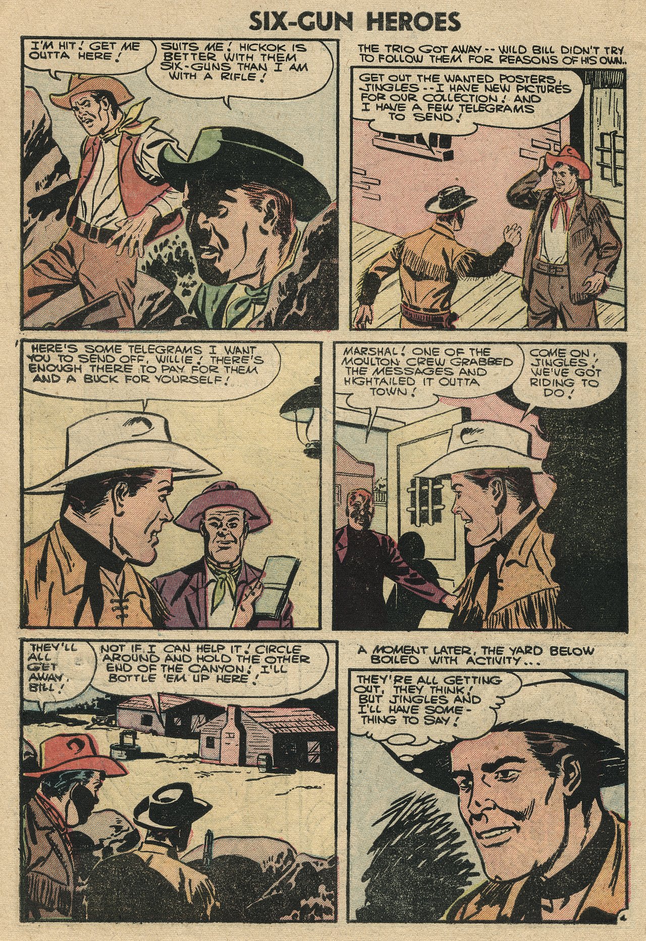 Read online Six-Gun Heroes comic -  Issue #38 - 6