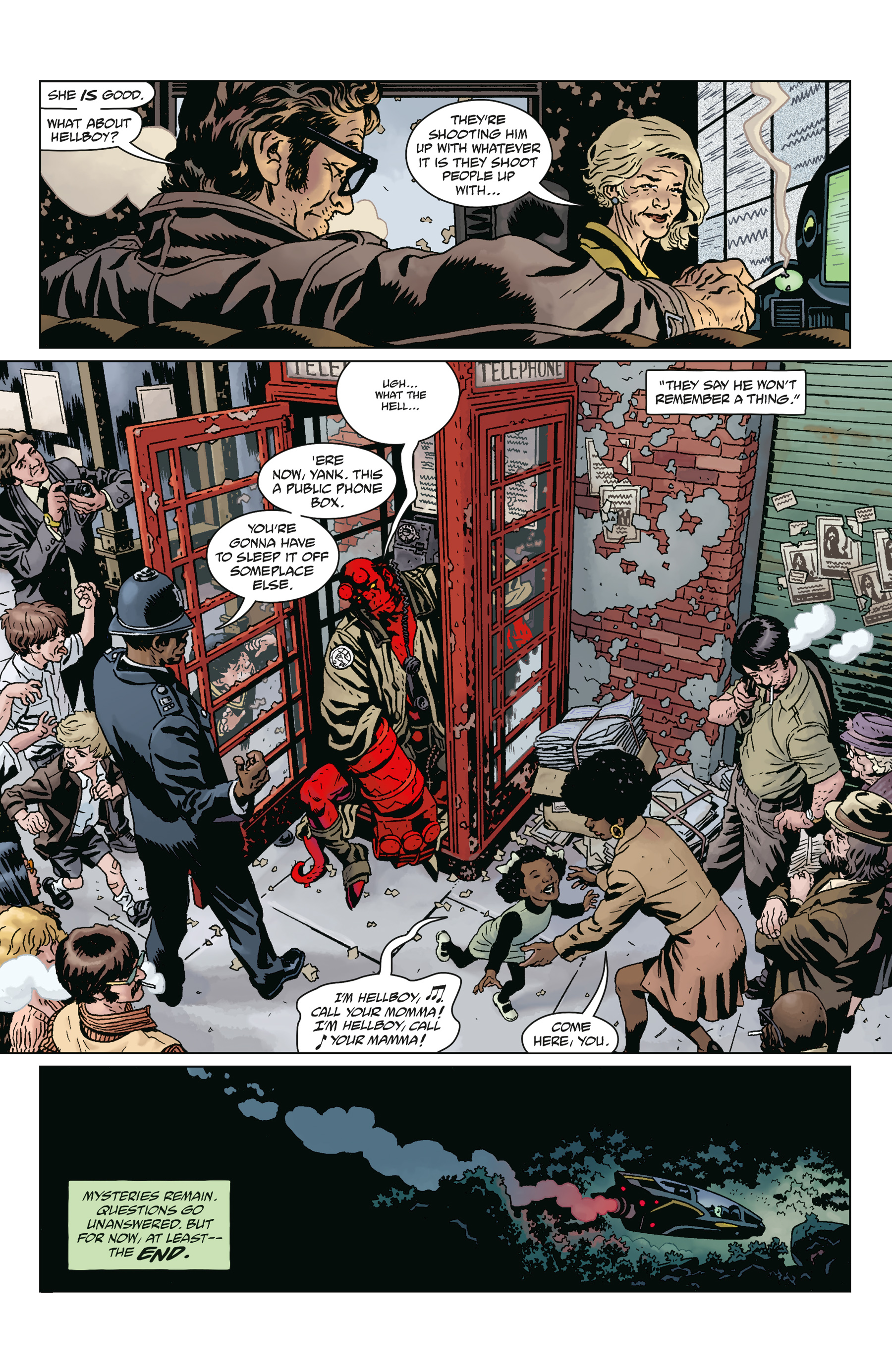 Read online Giant Robot Hellboy comic -  Issue #3 - 22