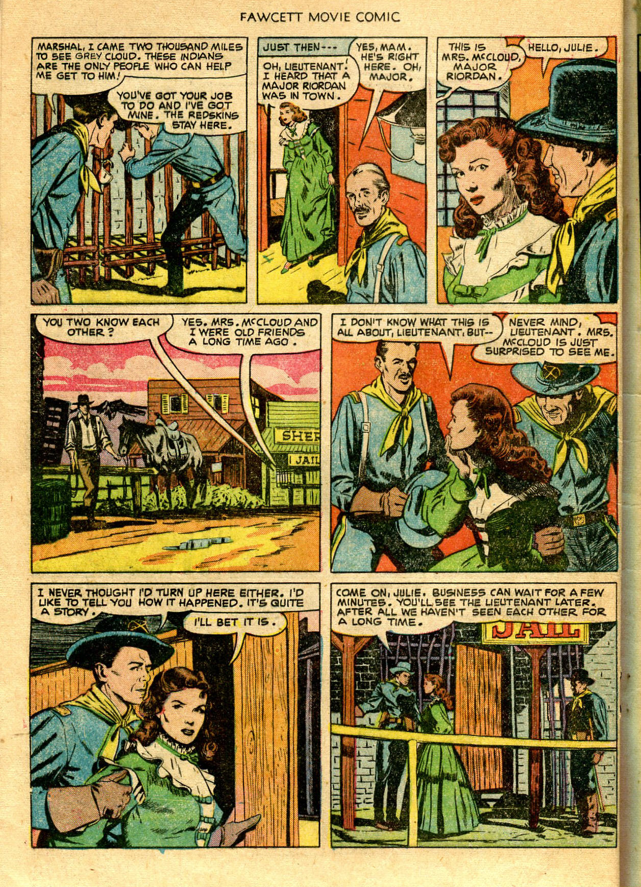 Read online Fawcett Movie Comic comic -  Issue #14 - 16