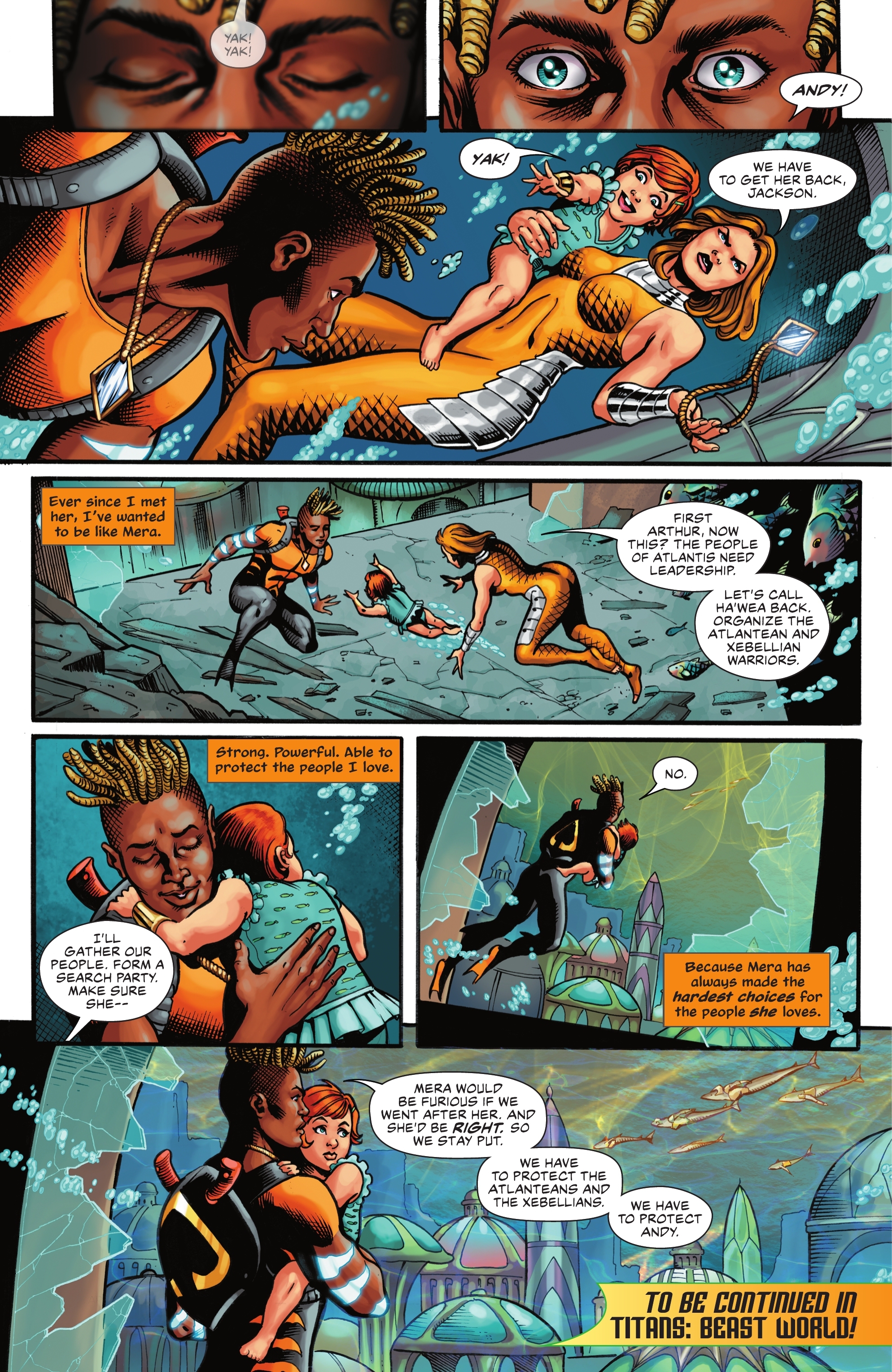 Read online Titans: Beast World Tour: Atlantis comic -  Issue # Full - 40