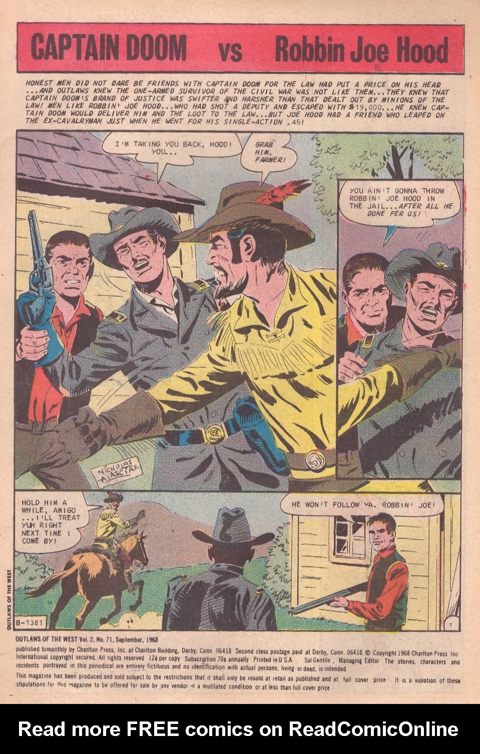 Outlaws of the West issue 71 - Page 2