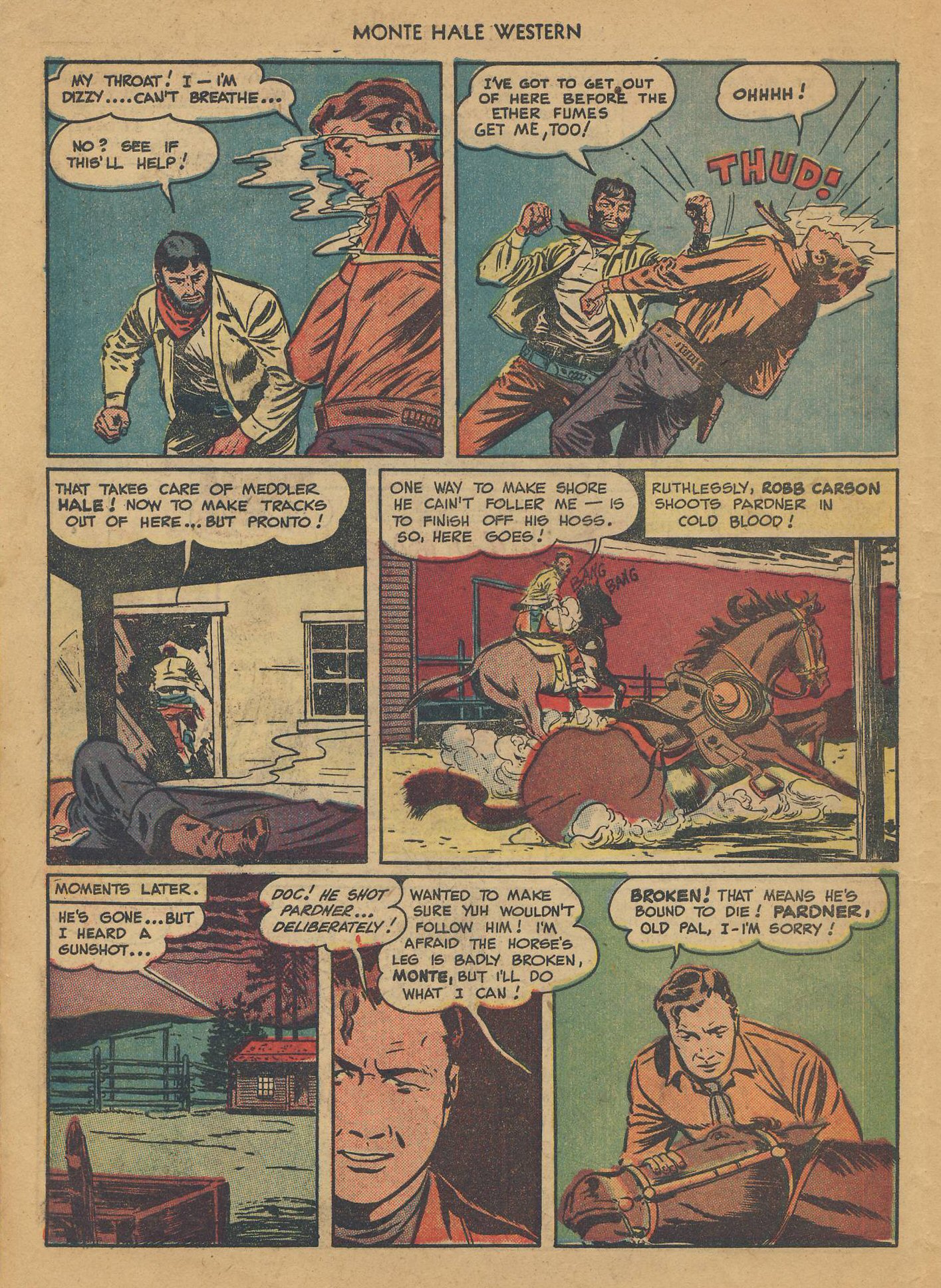 Read online Monte Hale Western comic -  Issue #36 - 17