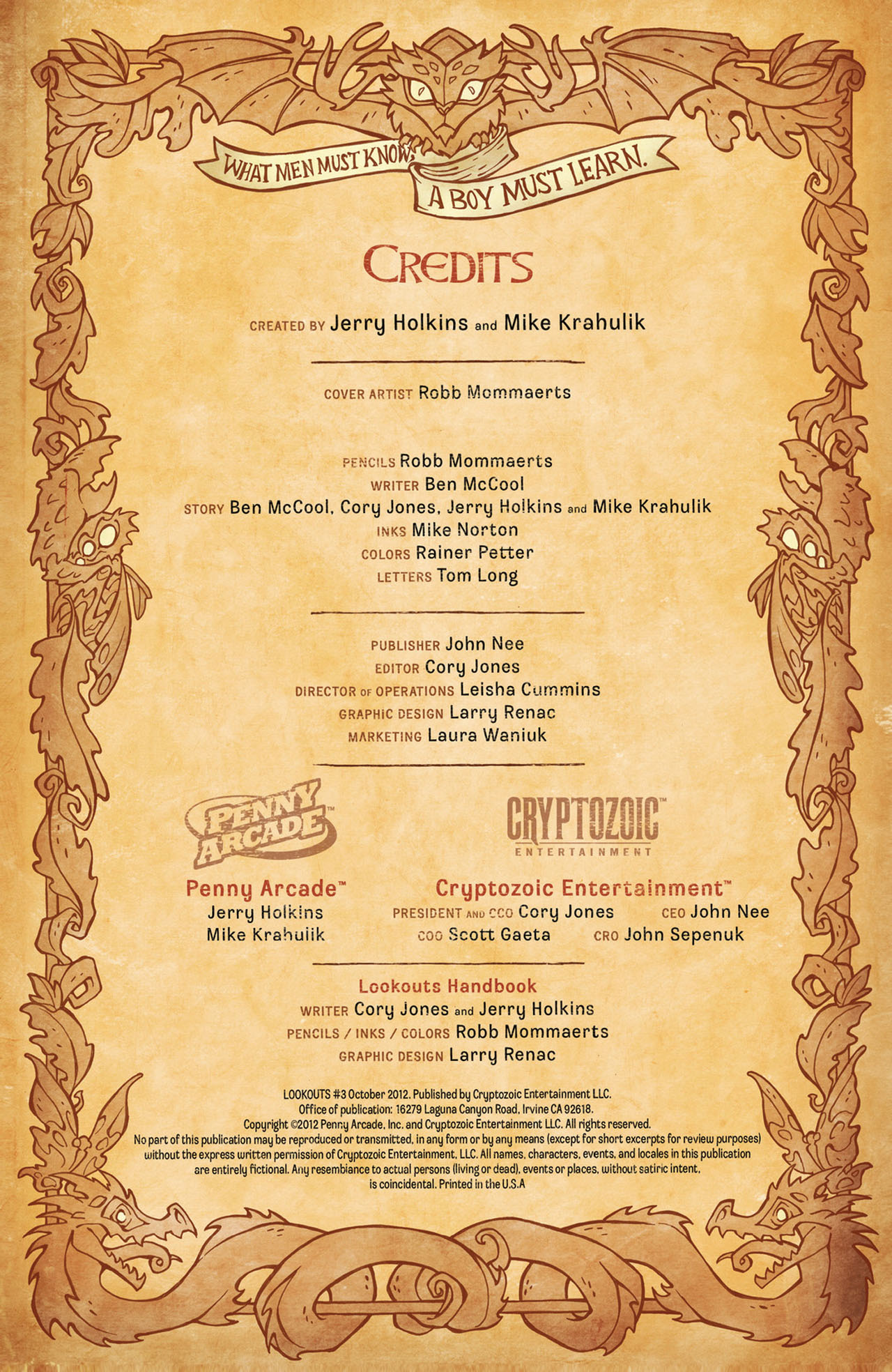 Read online Lookouts comic -  Issue #3 - 3