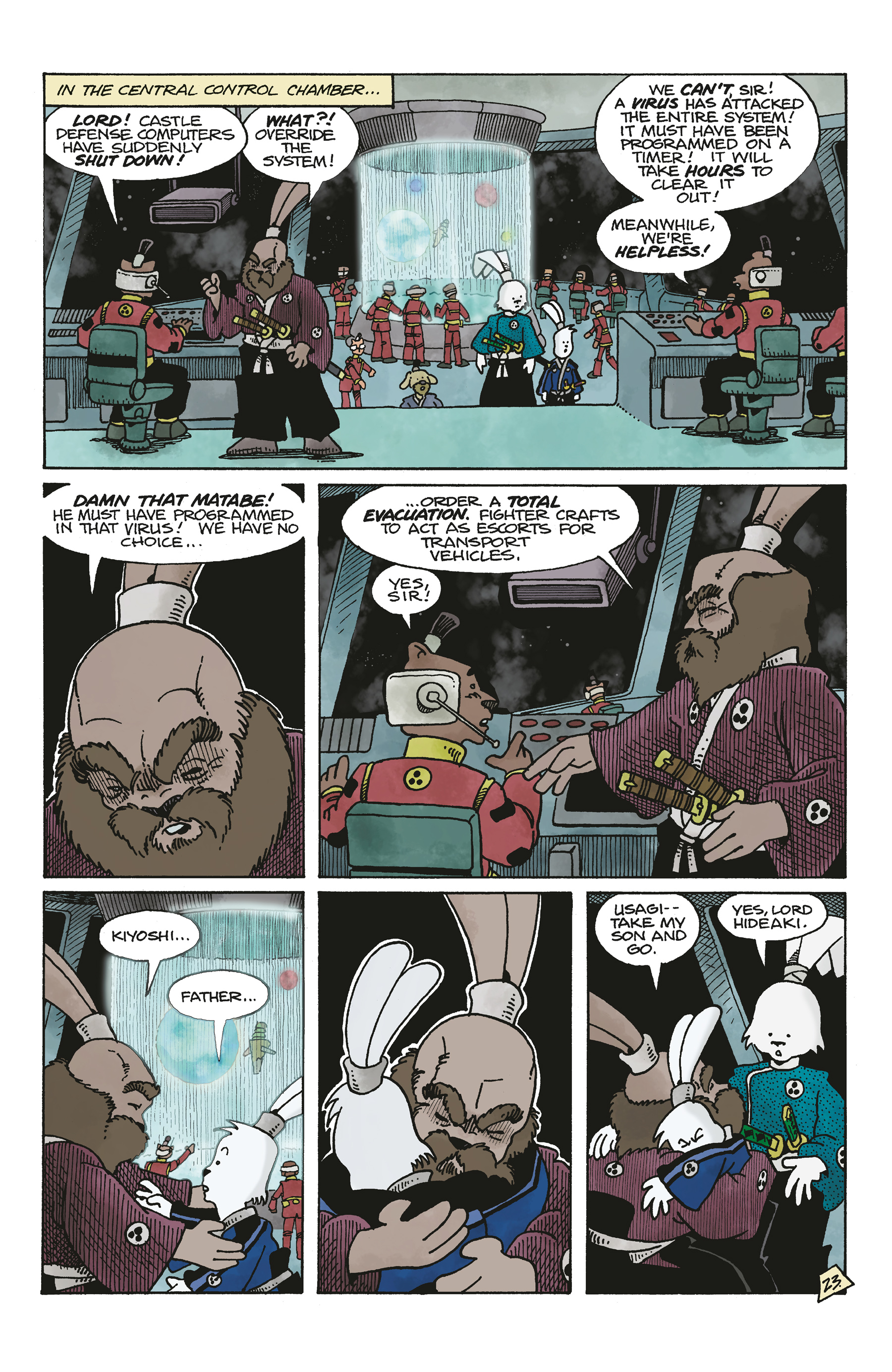 Read online Space Usagi: Death and Honor comic -  Issue #1 - 24