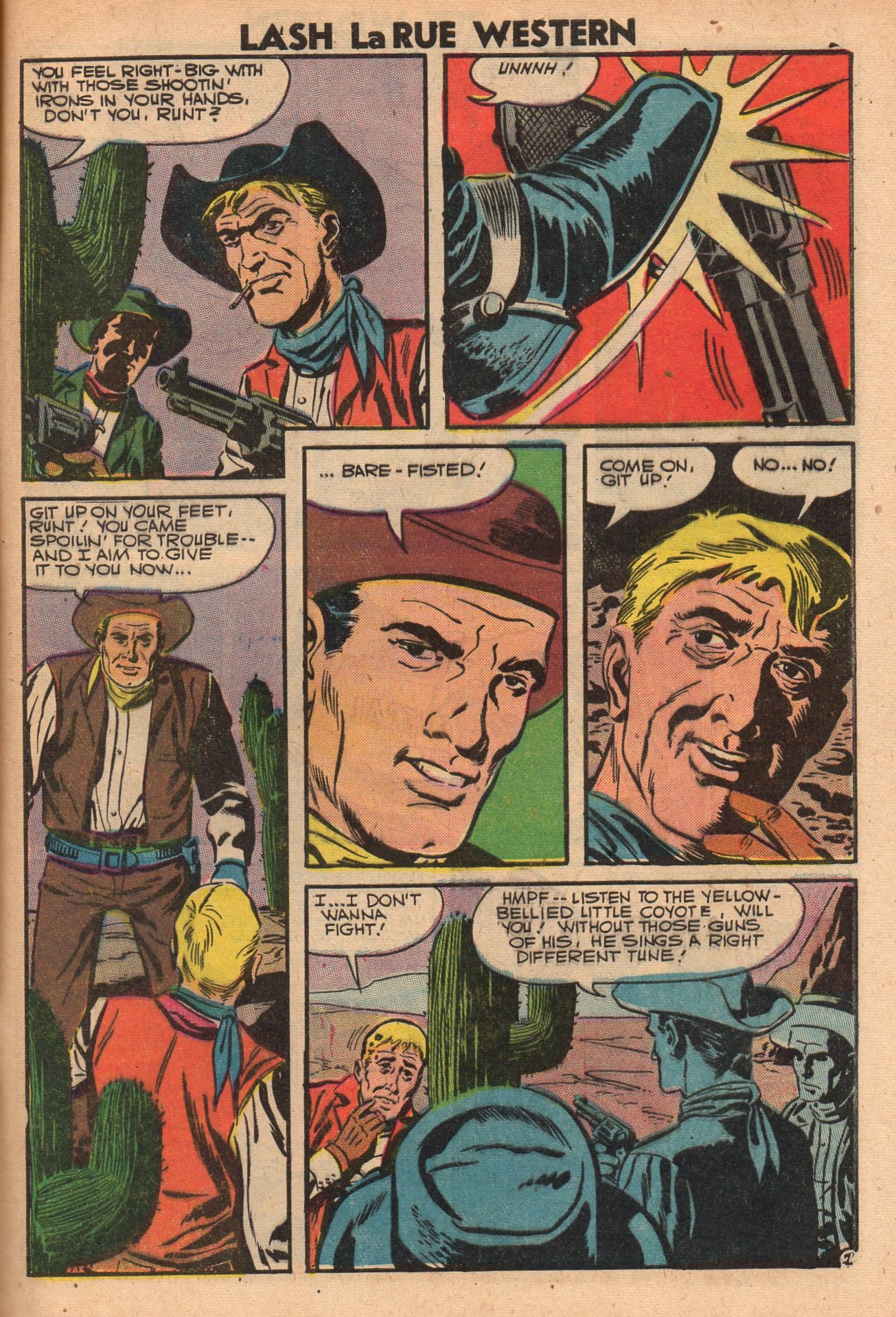 Read online Lash Larue Western (1949) comic -  Issue #64 - 29