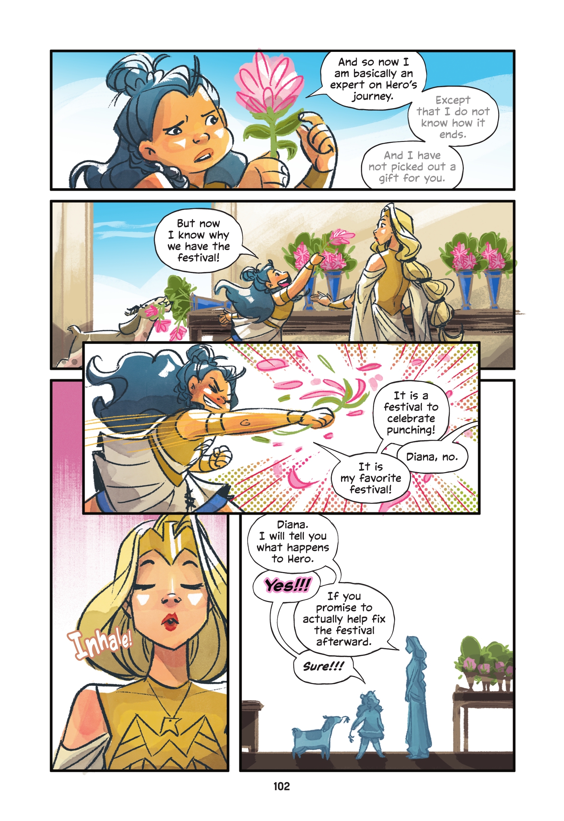 Read online Diana and the Hero's Journey comic -  Issue # TPB - 94