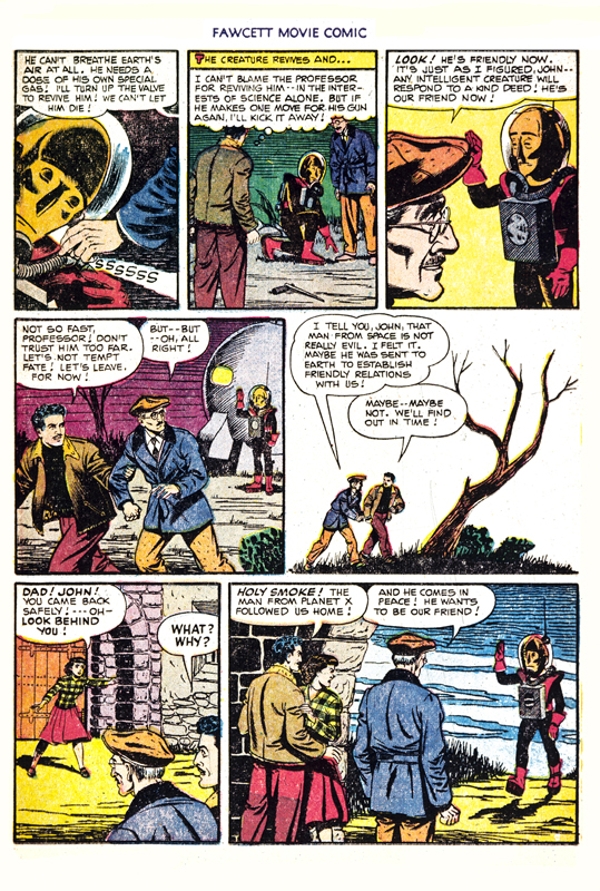 Read online Fawcett Movie Comic comic -  Issue #15 - 16