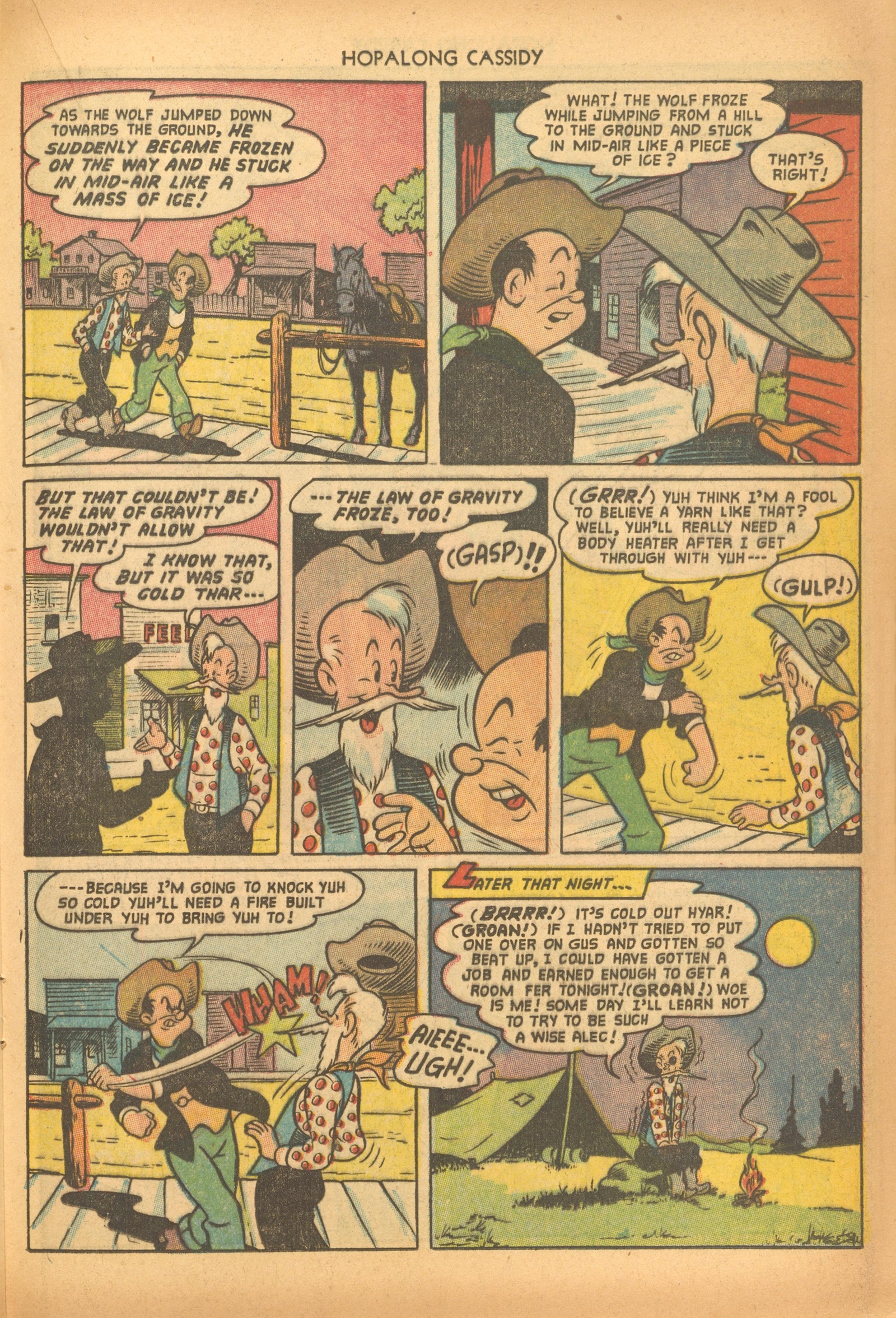 Read online Hopalong Cassidy comic -  Issue #79 - 21
