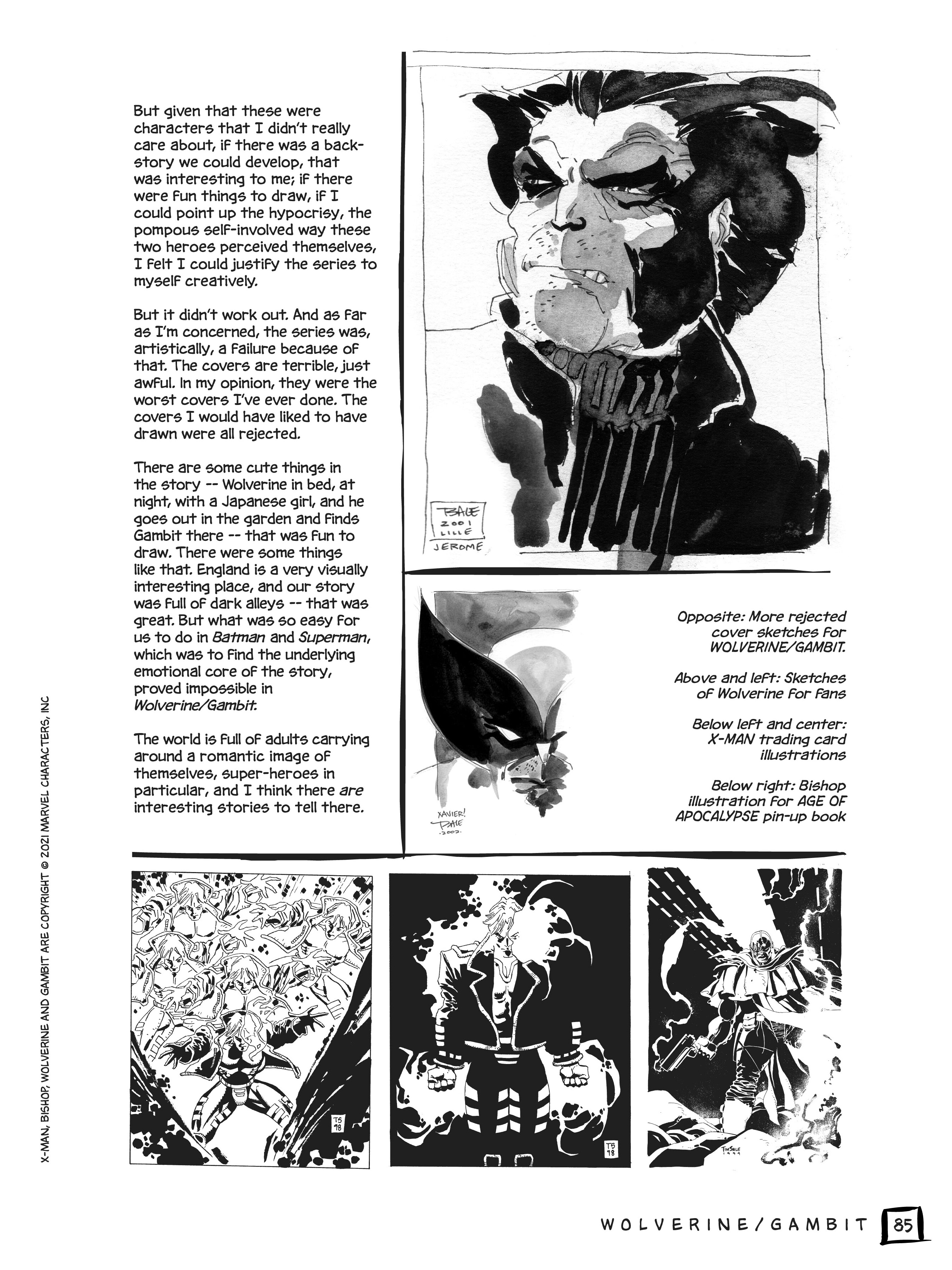 Read online Drawing Heroes in the Backyard: Tim Sale Black and White, Revised and Expanded comic -  Issue # TPB (Part 1) - 74