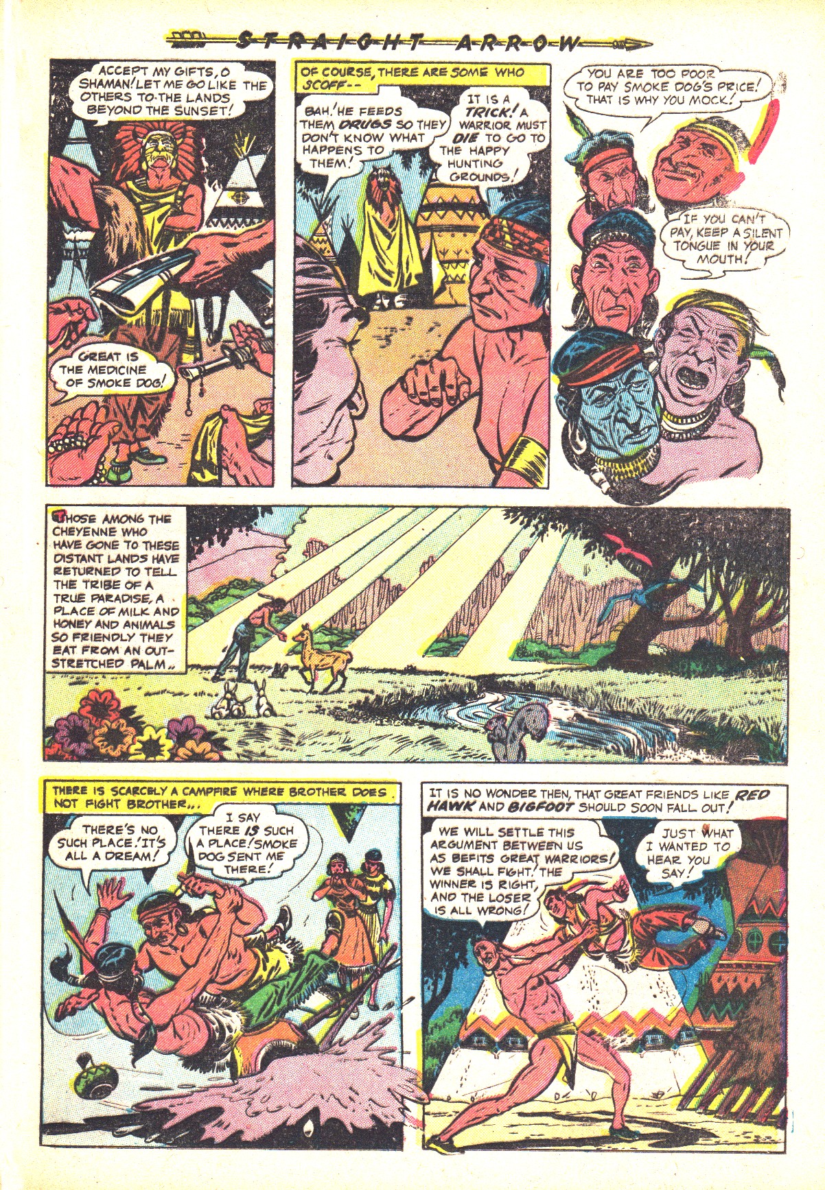 Read online Straight Arrow comic -  Issue #36 - 21