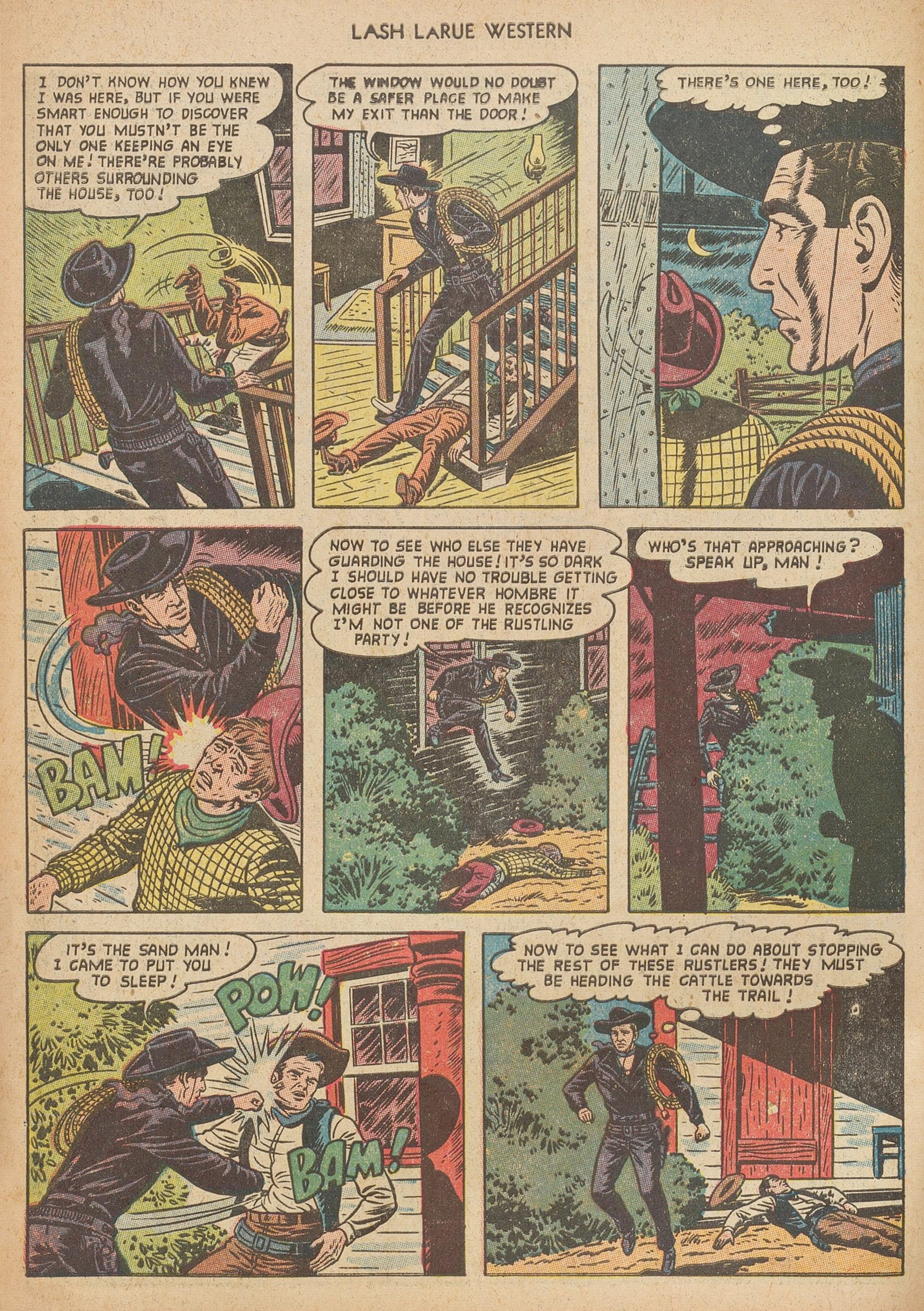 Read online Lash Larue Western (1949) comic -  Issue #40 - 6