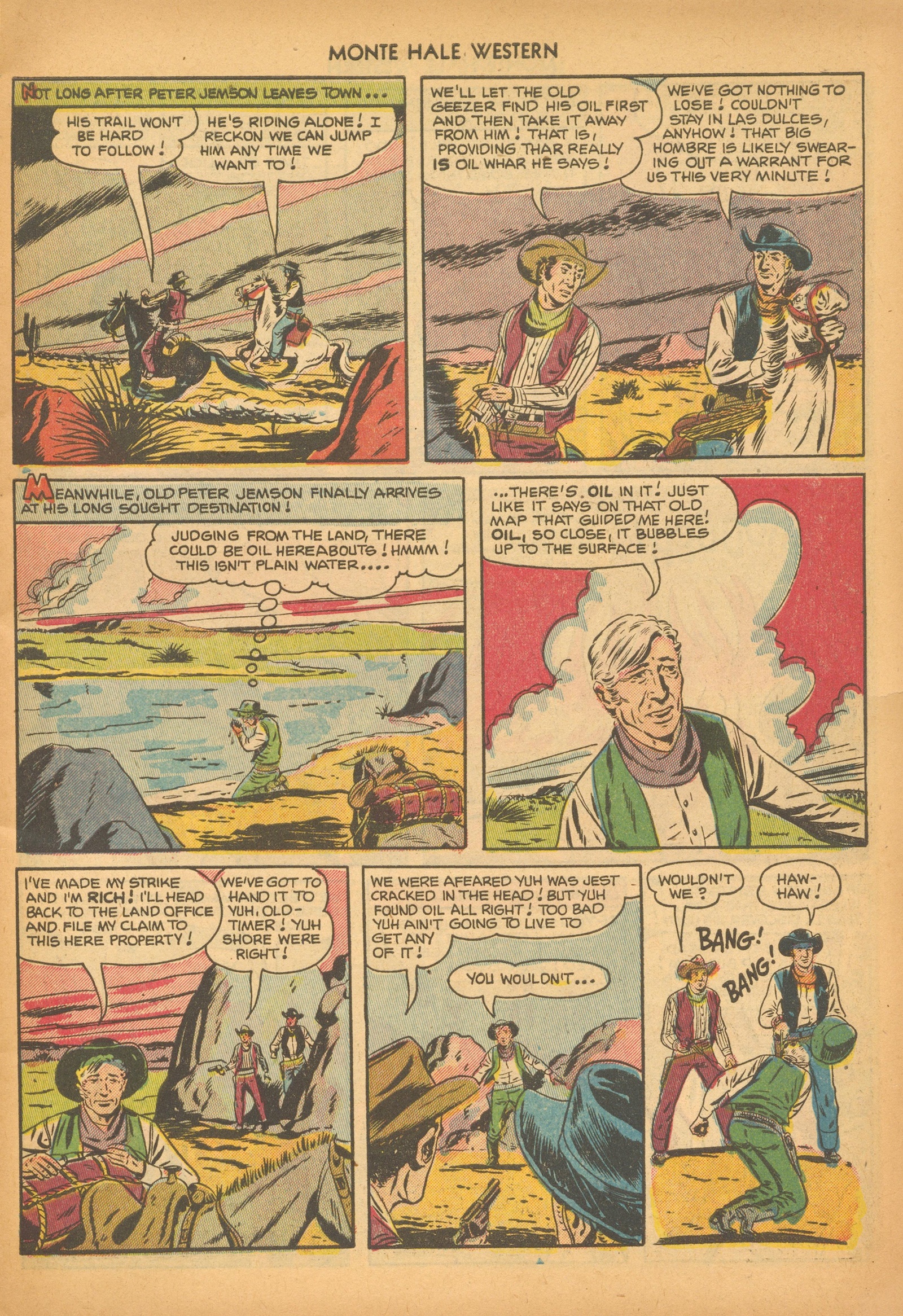 Read online Monte Hale Western comic -  Issue #75 - 7