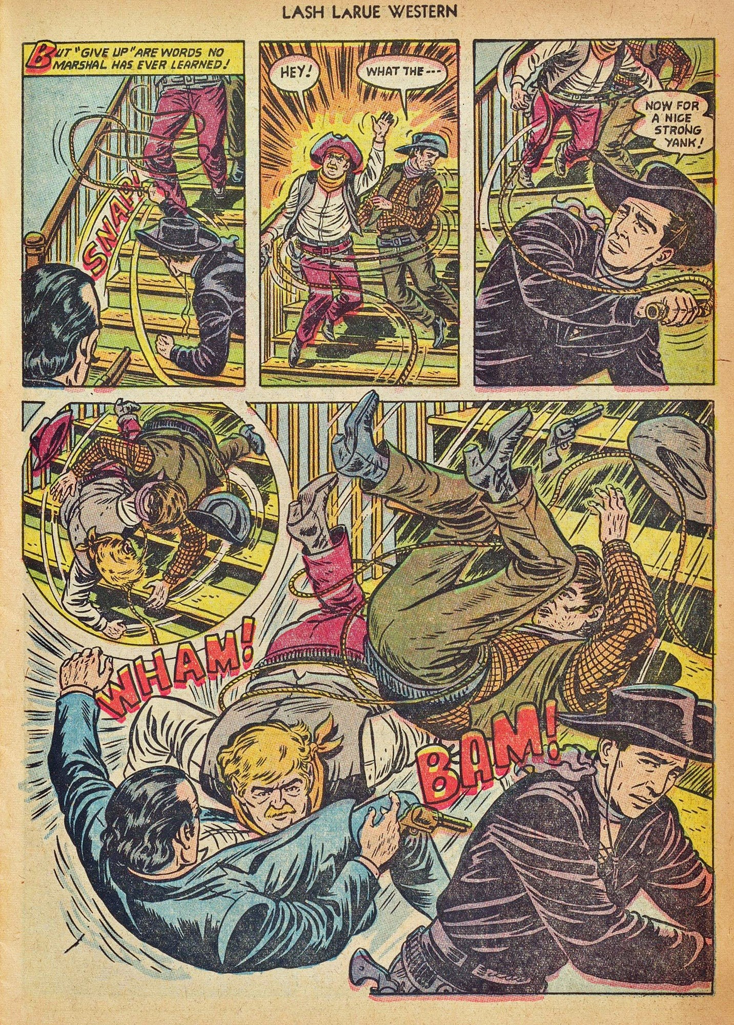 Read online Lash Larue Western (1949) comic -  Issue #42 - 11