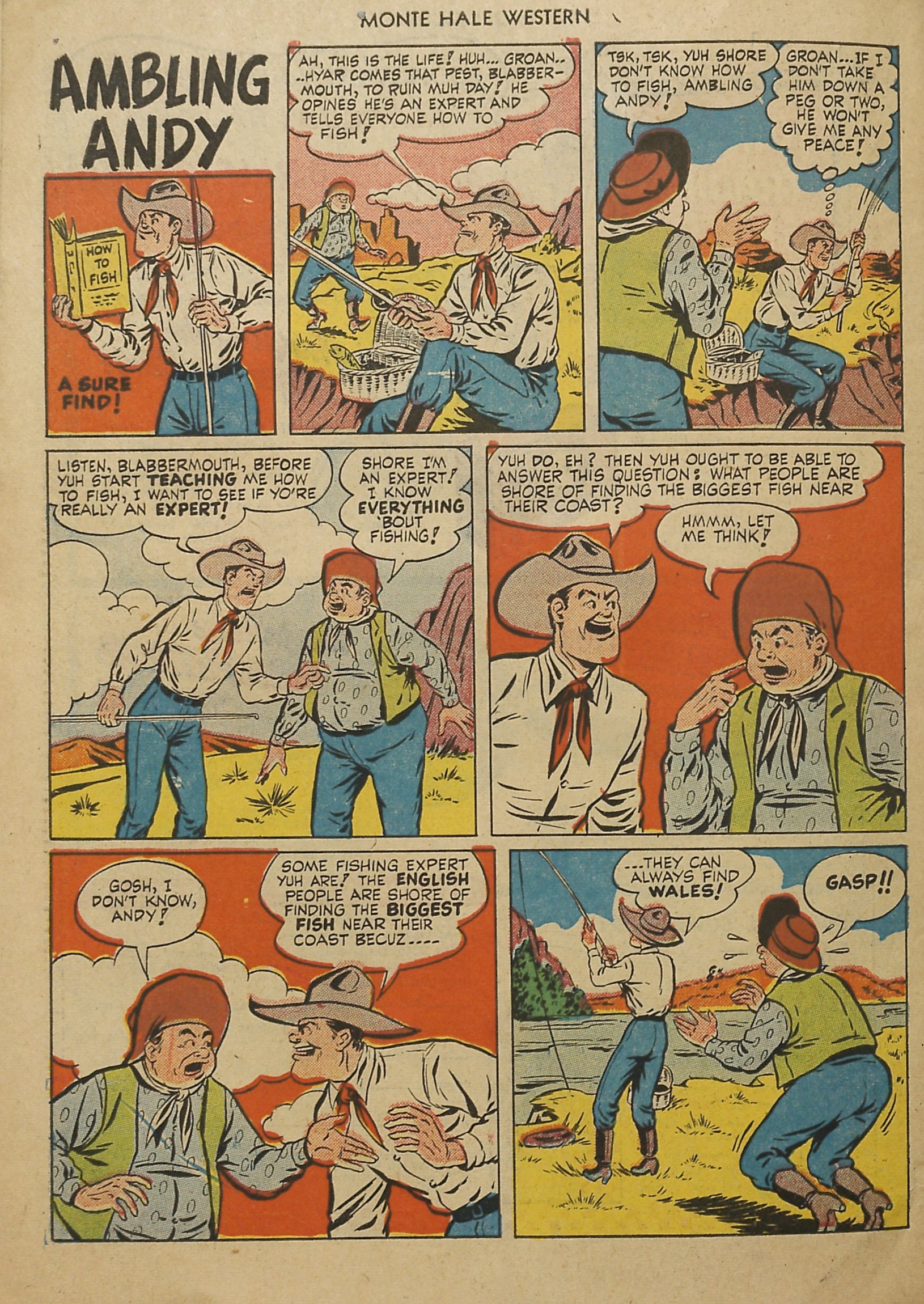 Read online Monte Hale Western comic -  Issue #52 - 50