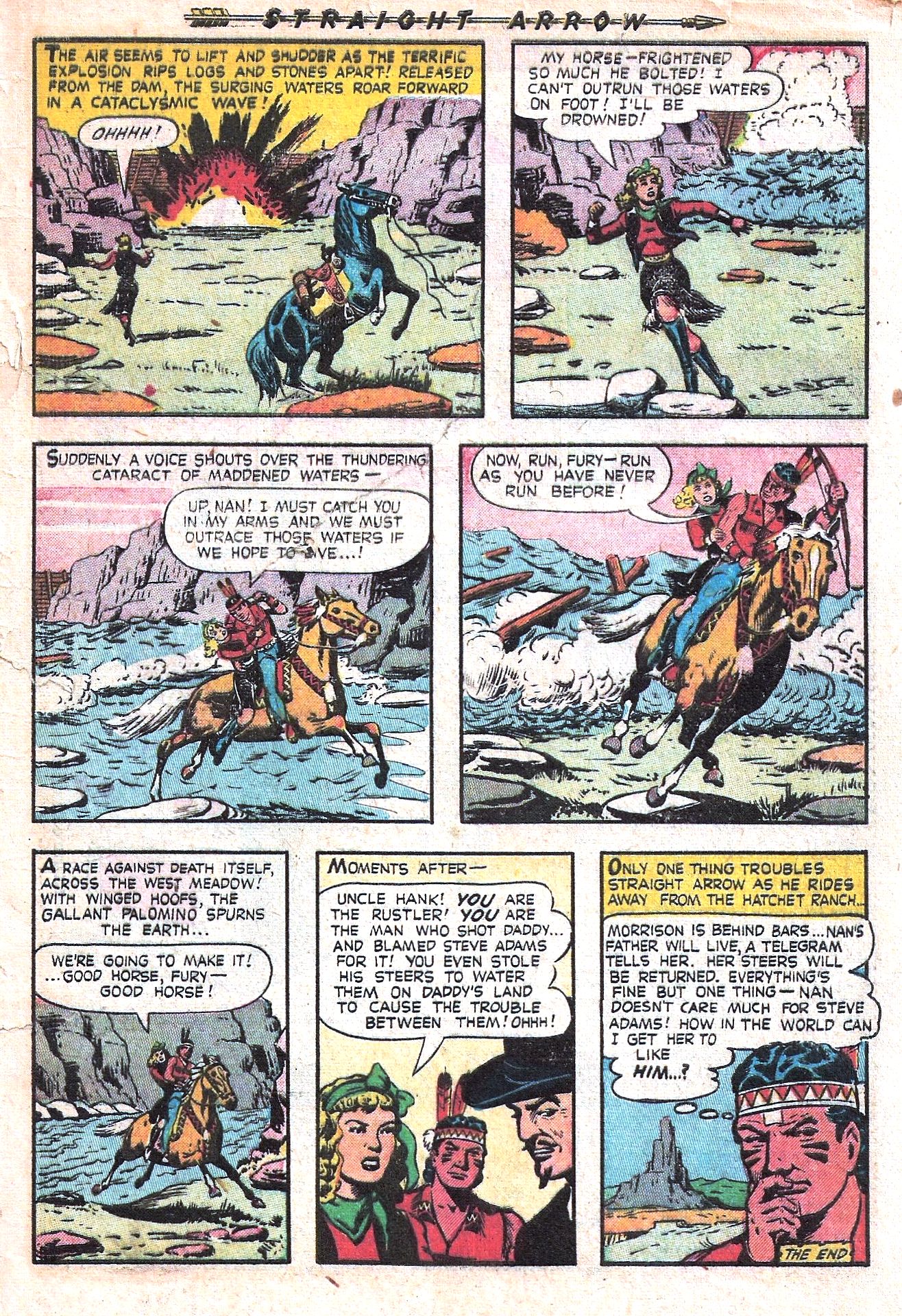Read online Straight Arrow comic -  Issue #21 - 33