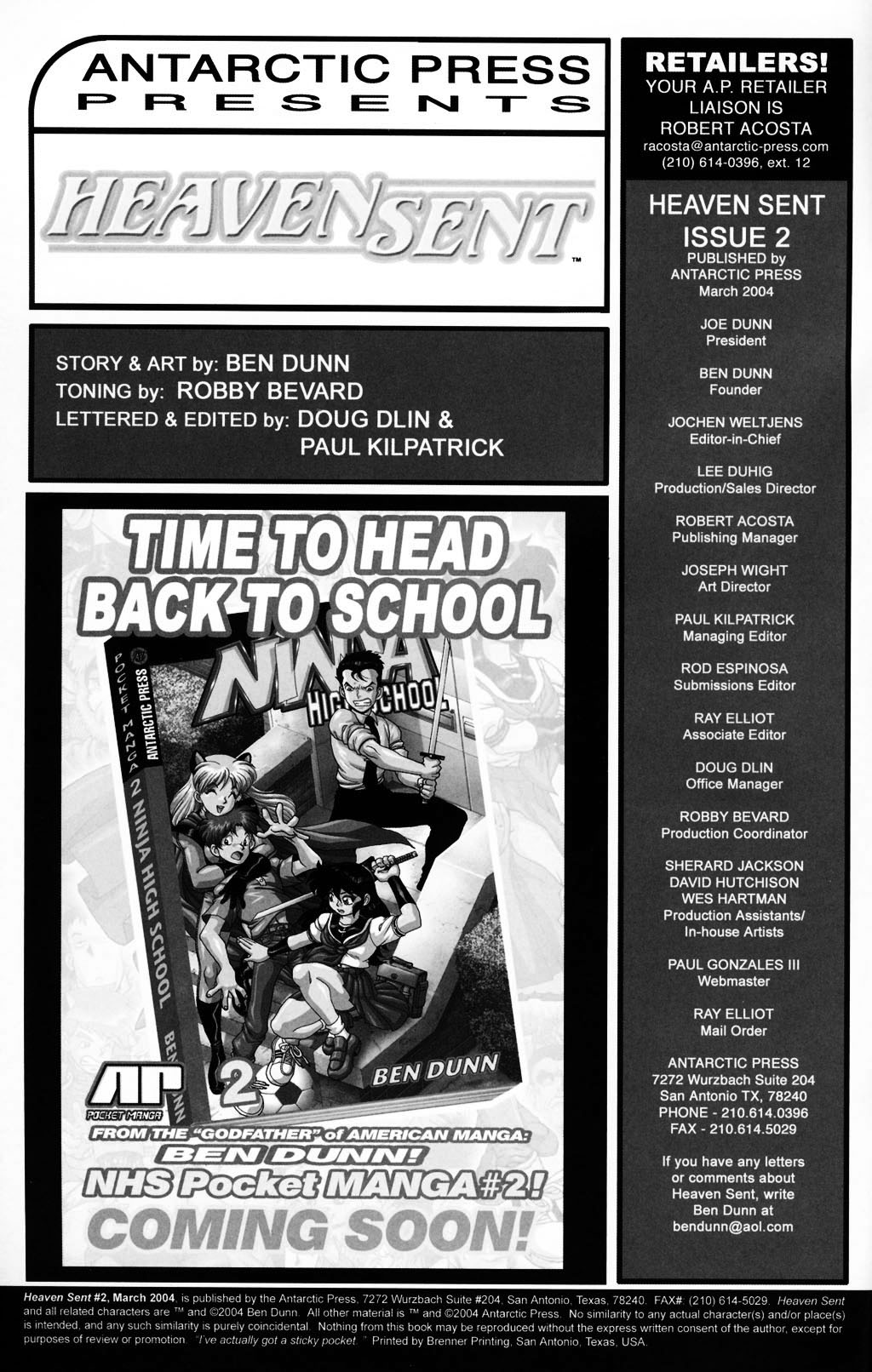 Read online Heaven Sent comic -  Issue #2 - 2