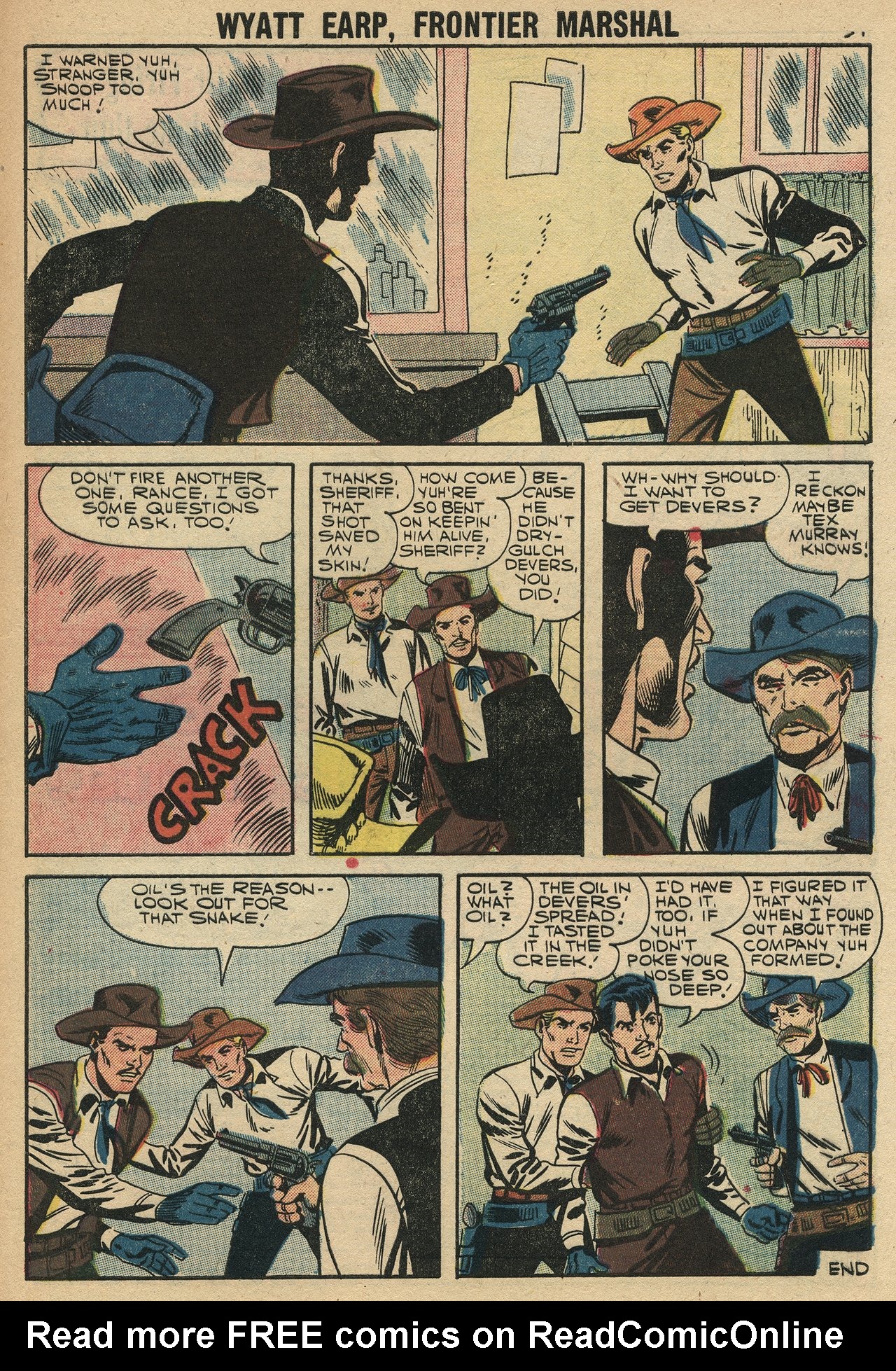 Read online Wyatt Earp Frontier Marshal comic -  Issue #18 - 33