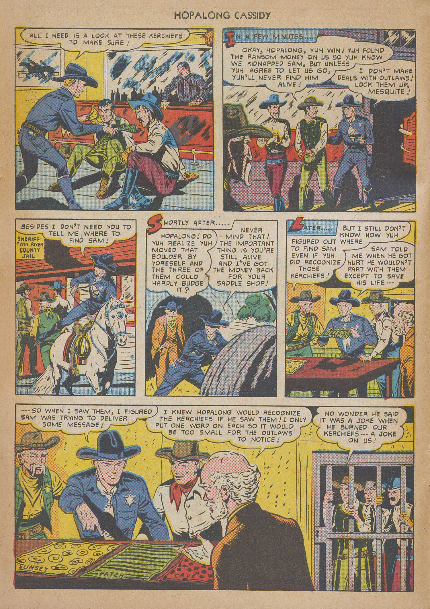Read online Hopalong Cassidy comic -  Issue #53 - 22