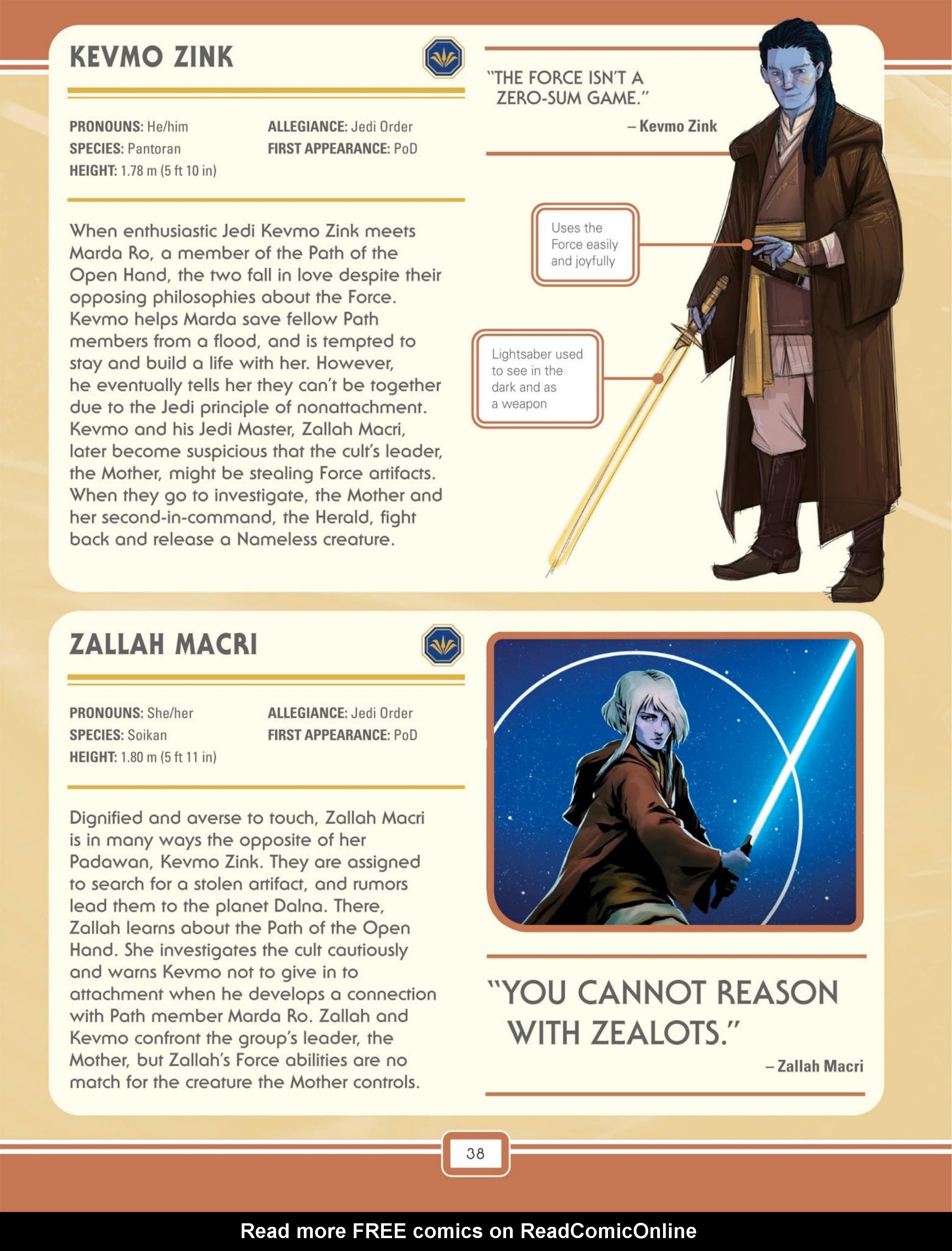 Read online Star Wars: The High Republic Character Encyclopedia comic -  Issue # TPB (Part 1) - 40