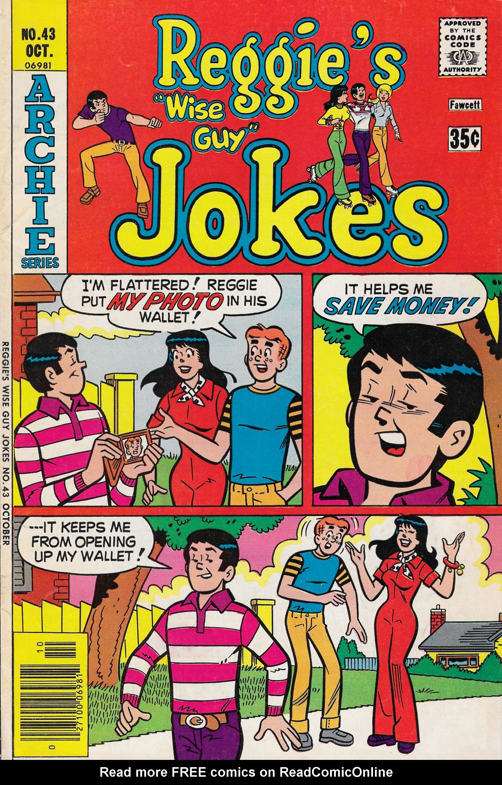 Read online Reggie's Wise Guy Jokes comic -  Issue #43 - 1