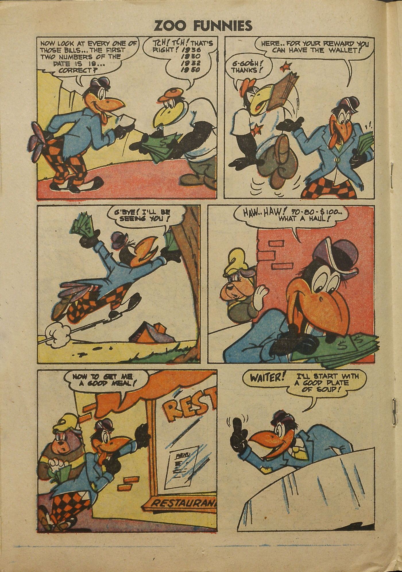 Read online Zoo Funnies comic -  Issue #4 - 17